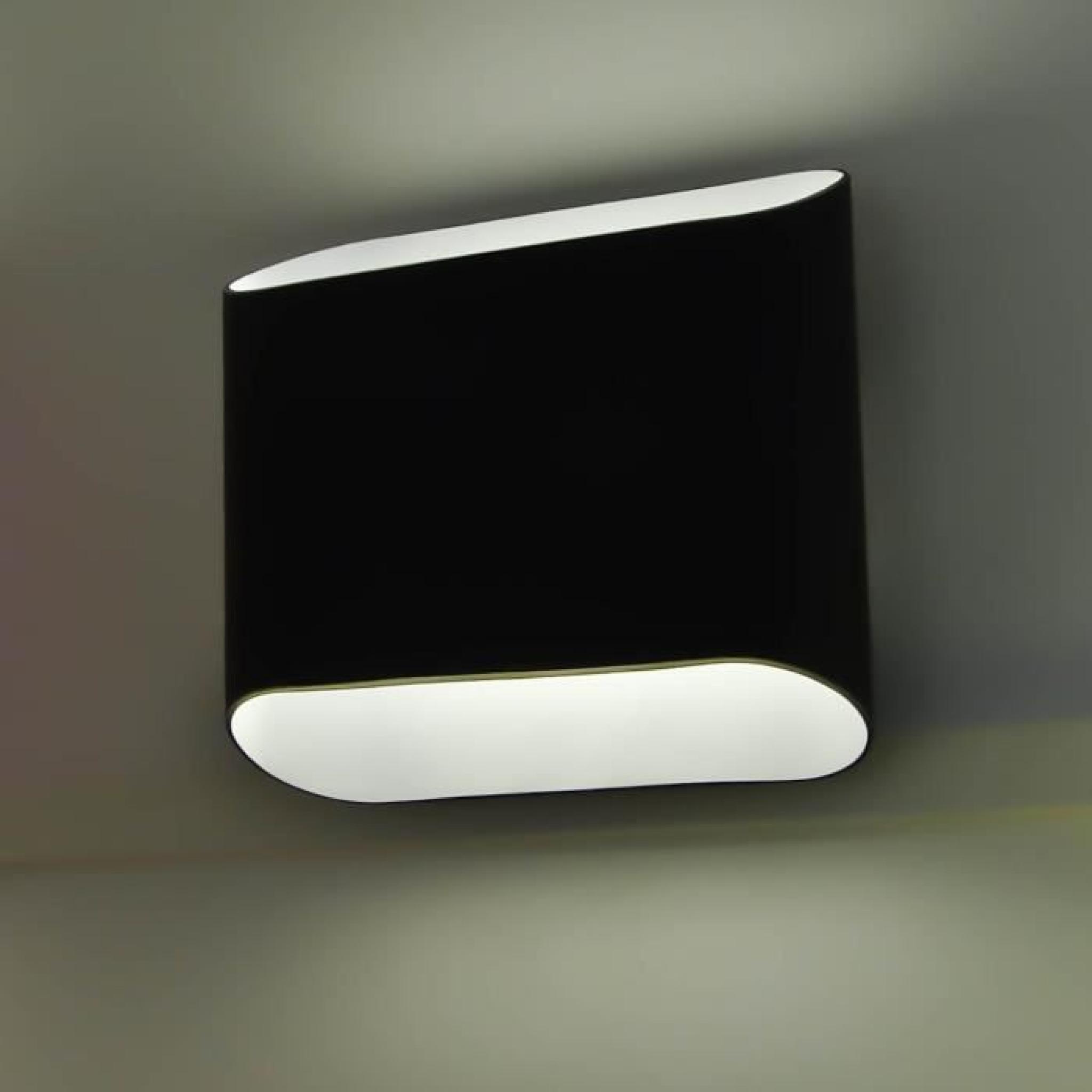 Applique murale LED design Monaco - noir pas cher