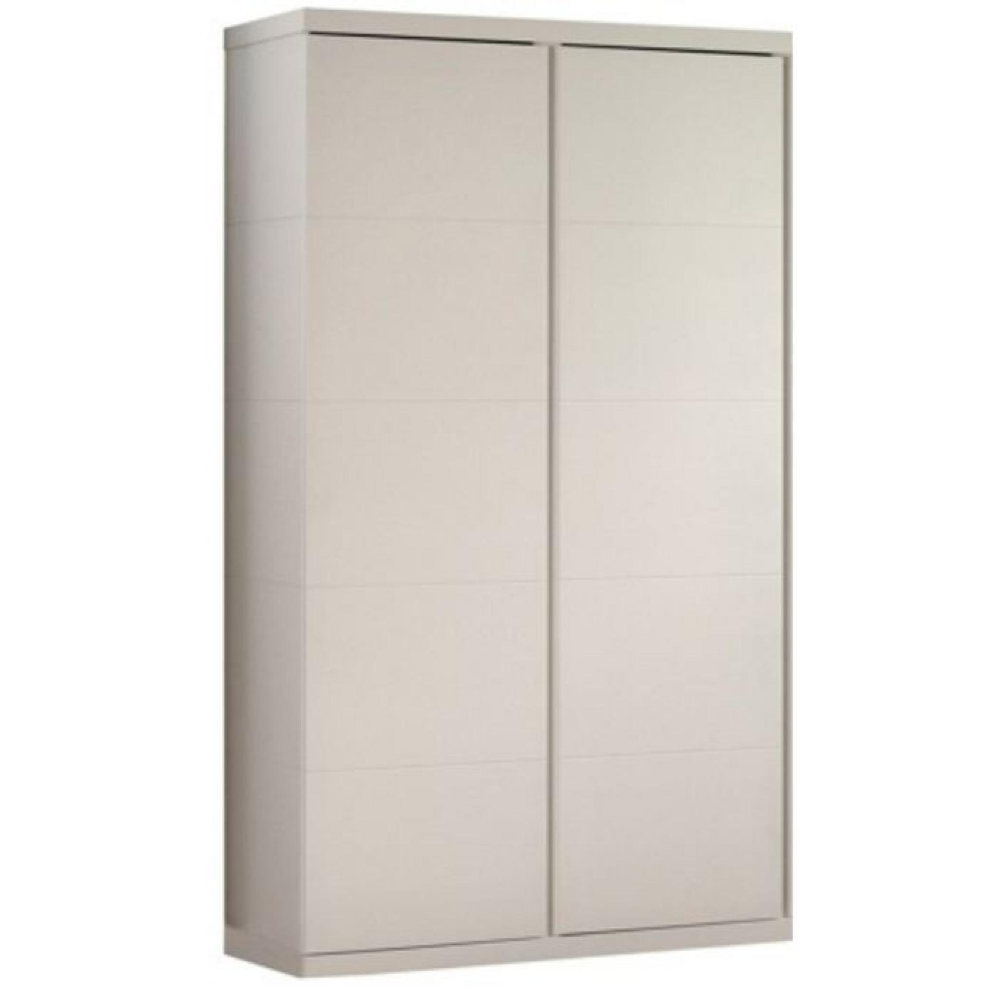Armoire 2 portes Swithome Indiana Blanche