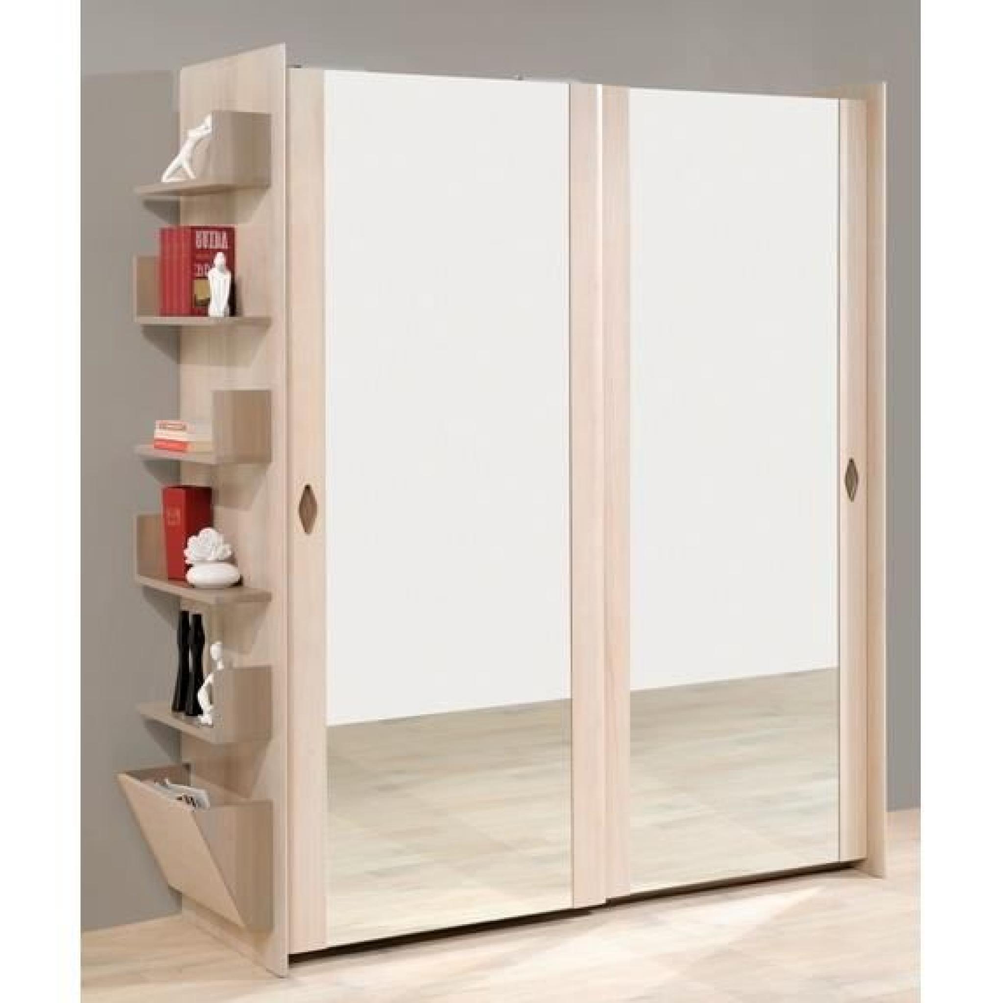 Armoire 2PORTES COLLECTION VENUS (Orme - Taupe)