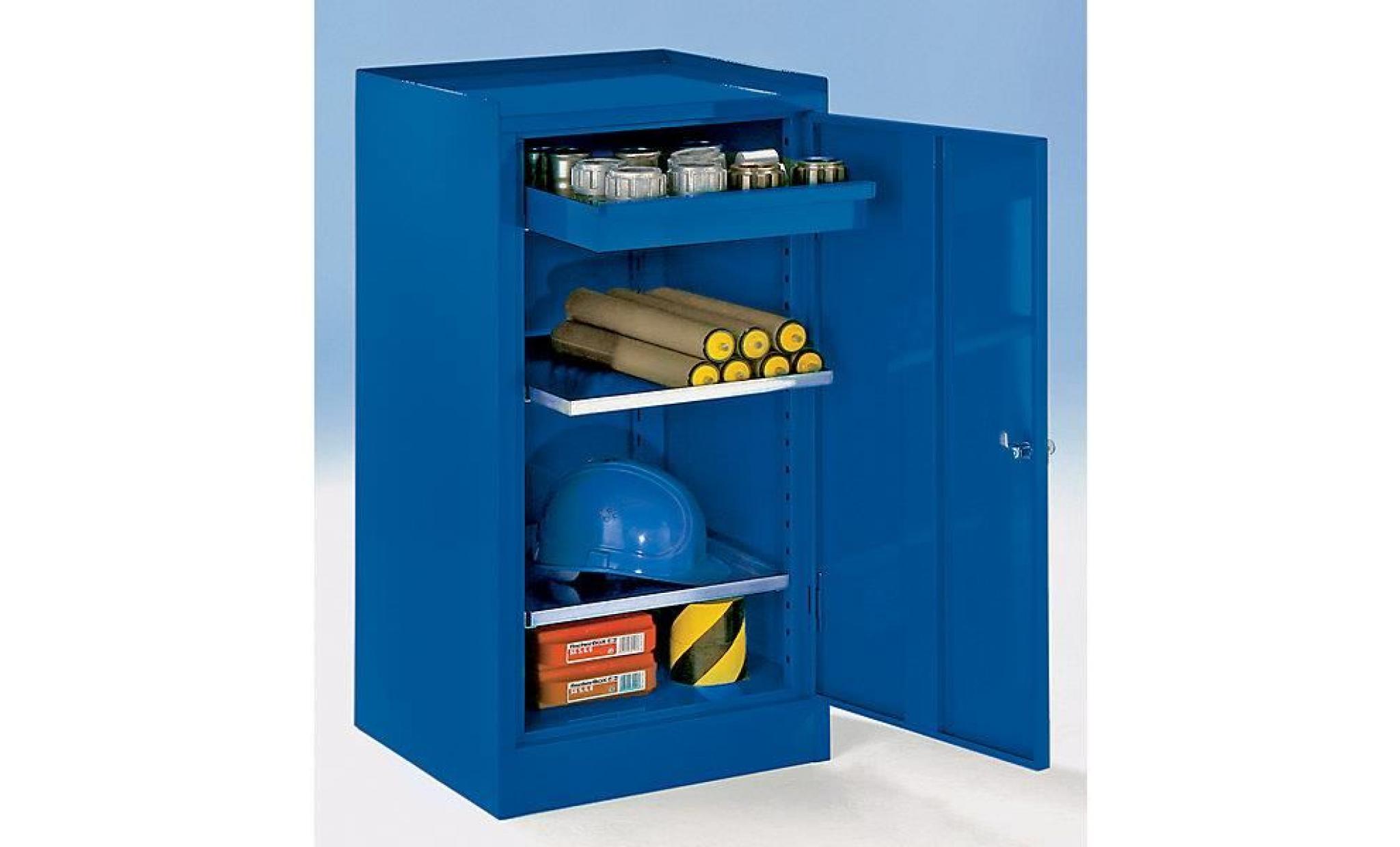 armoire à outils   1 tiroir, 2 tablettes, hauteur réglable au pas de 40 mm gris clair ral 7035   armoire armoire à outils armoires