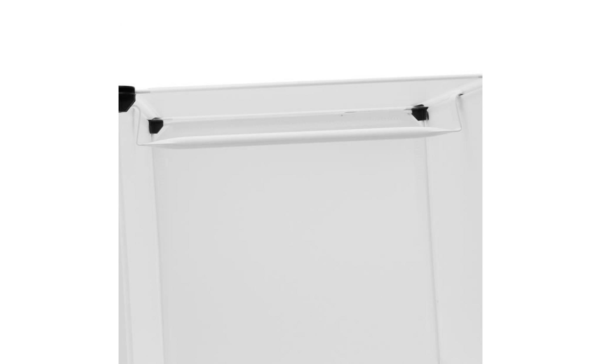 armoire de rangement combinaisons en plastique multi usage style moderne   12 cubes   armoire de chambre   blanc pas cher