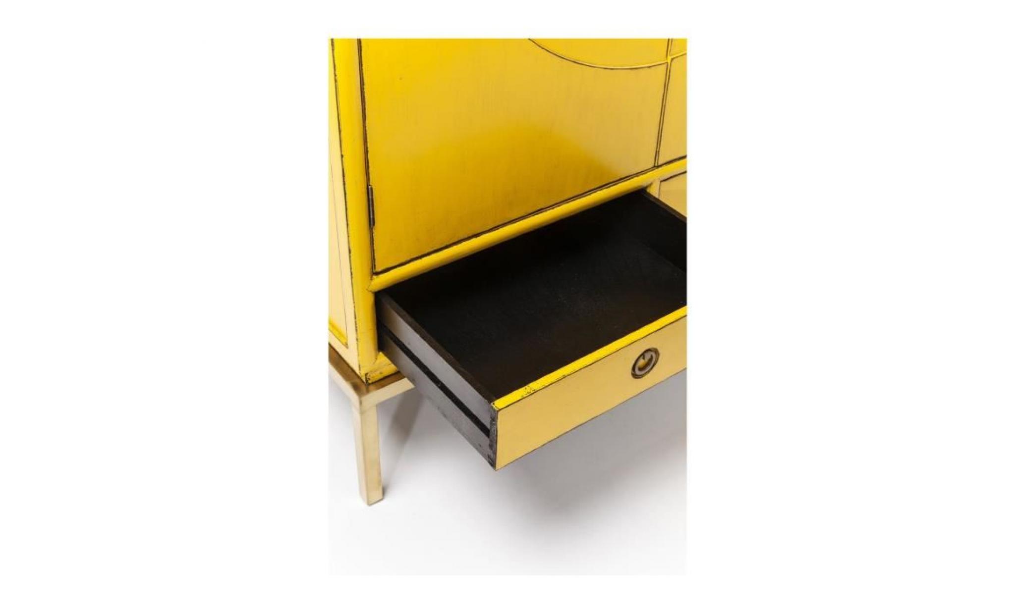 armoire disk jaune kare design pas cher