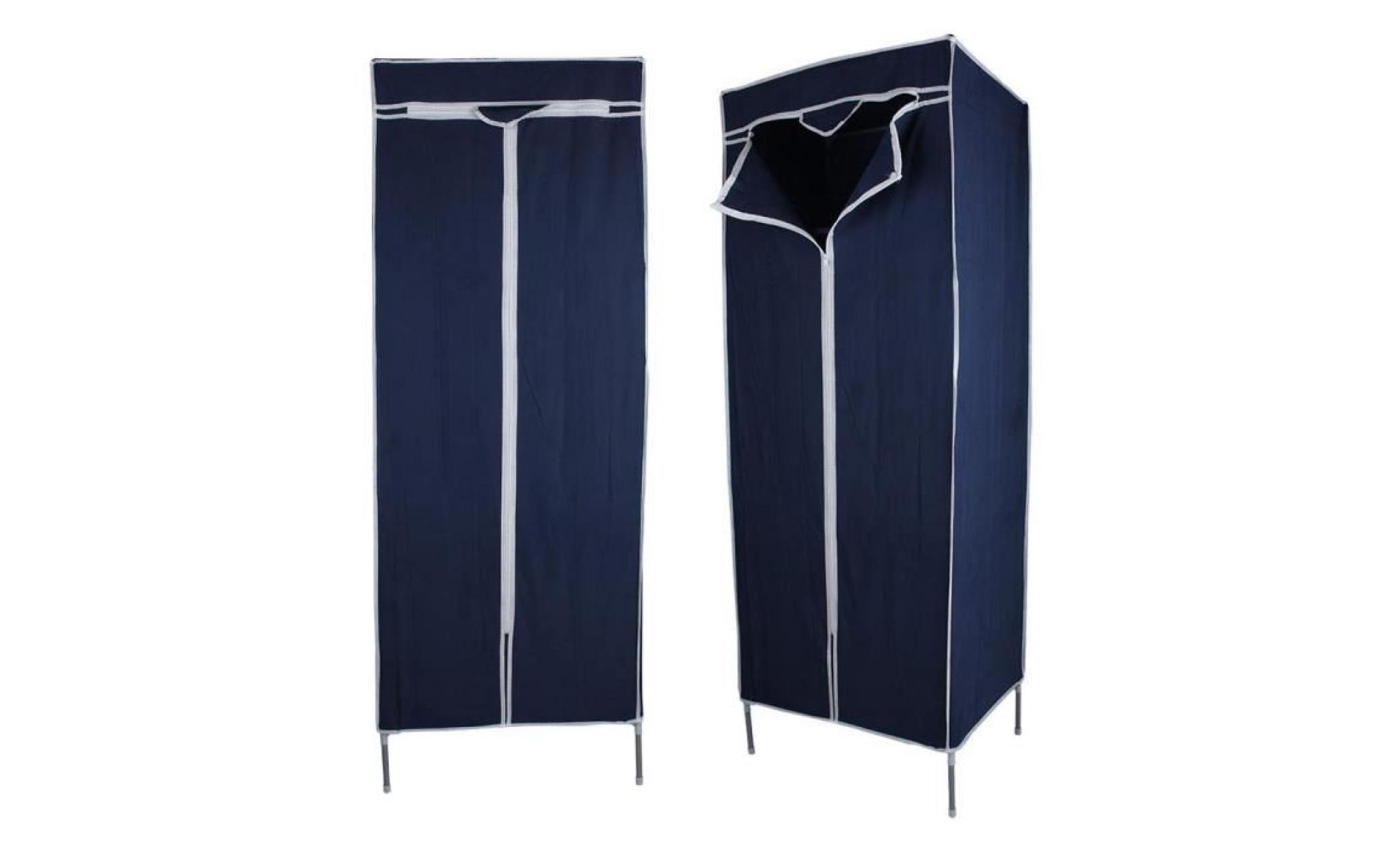 armoire diy stockage de vêtements(bleu)   yua