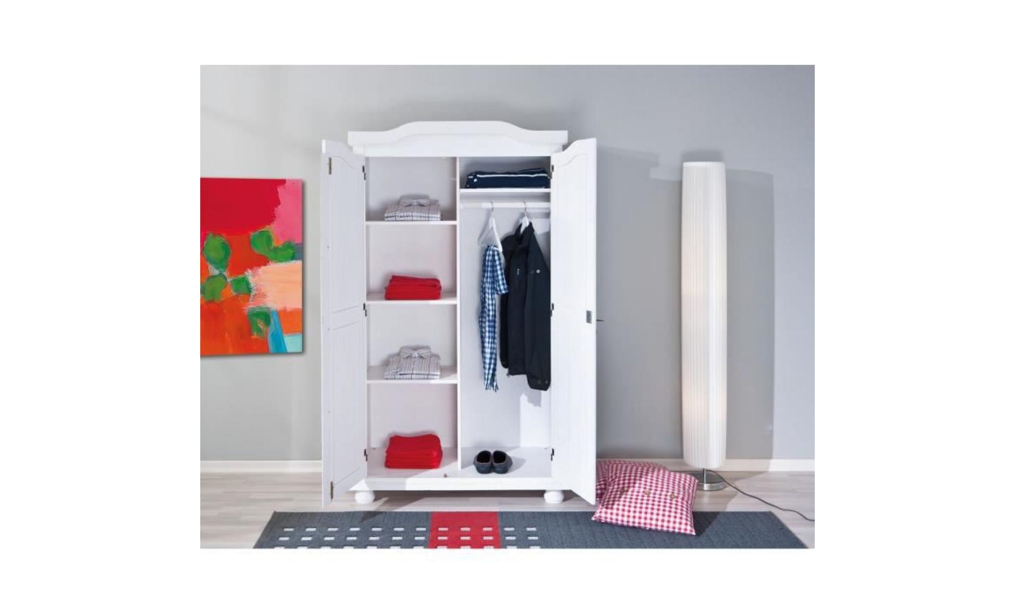 Armoire HEDDA Pin massif pas cher