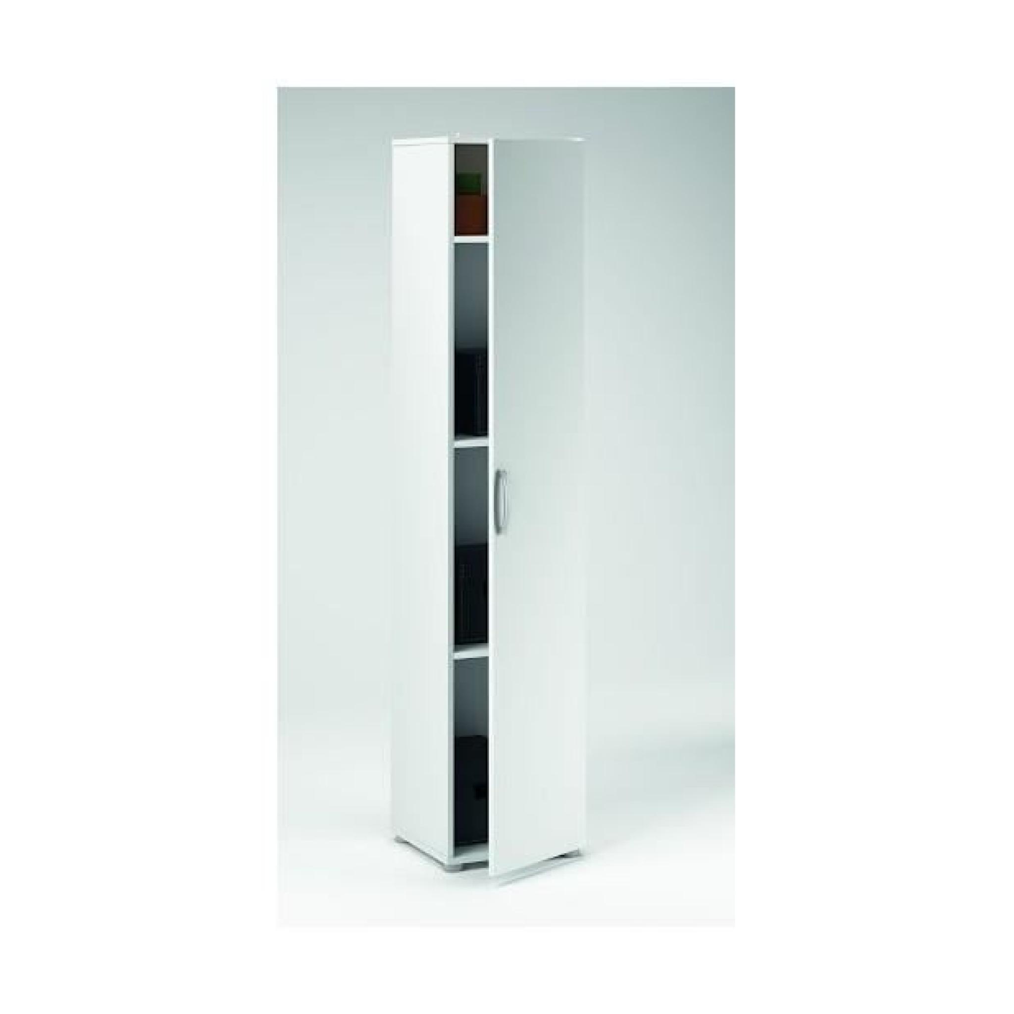ARMOIRE MULTIFONCTION 1 PORTE/3 RAYONS COBI 