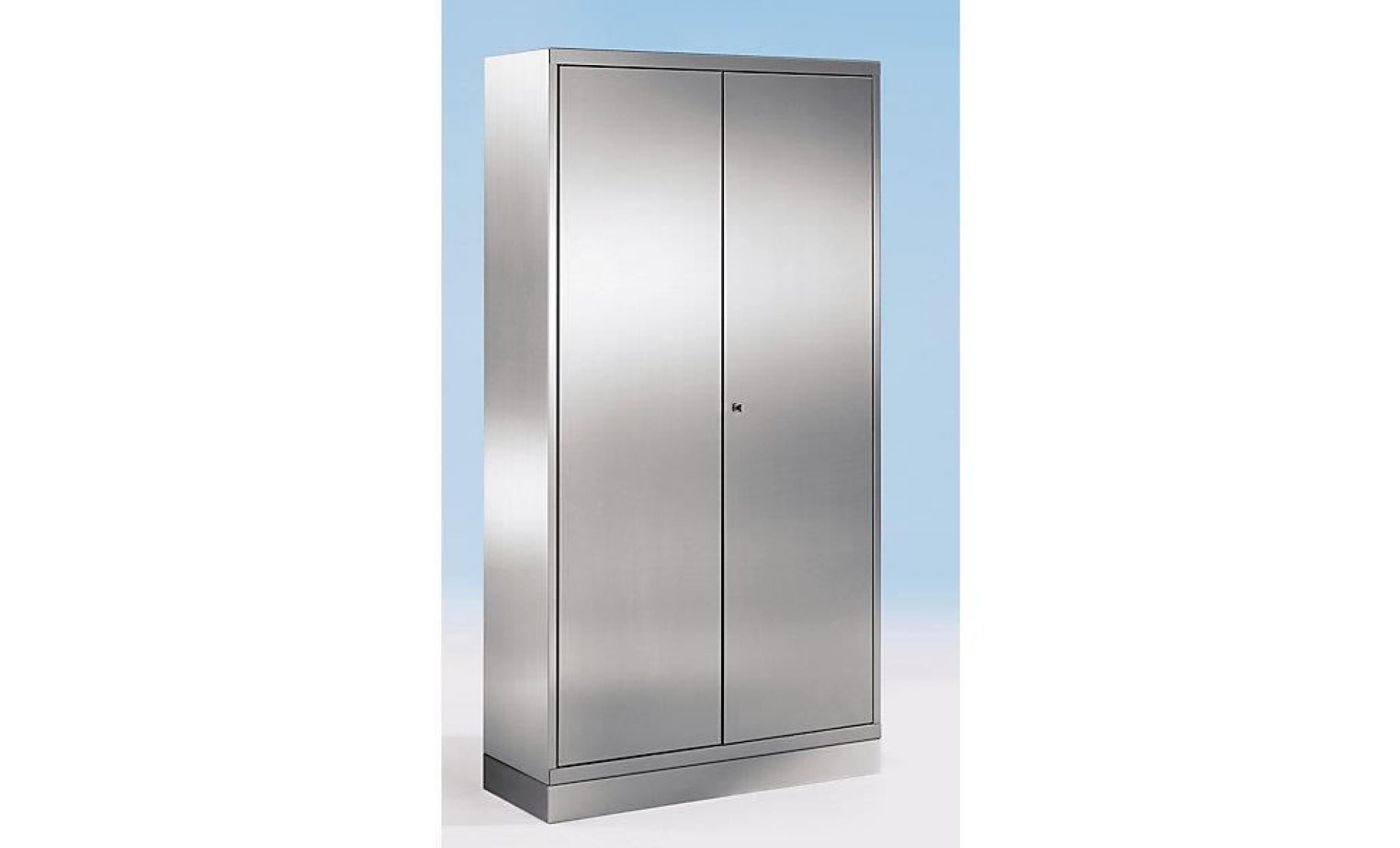 armoire universelle en inox   armoire pour dossiers/de stockage h x l x p 1800 x 600 x 500 mm   armoire armoire de vestiaire armoire pas cher