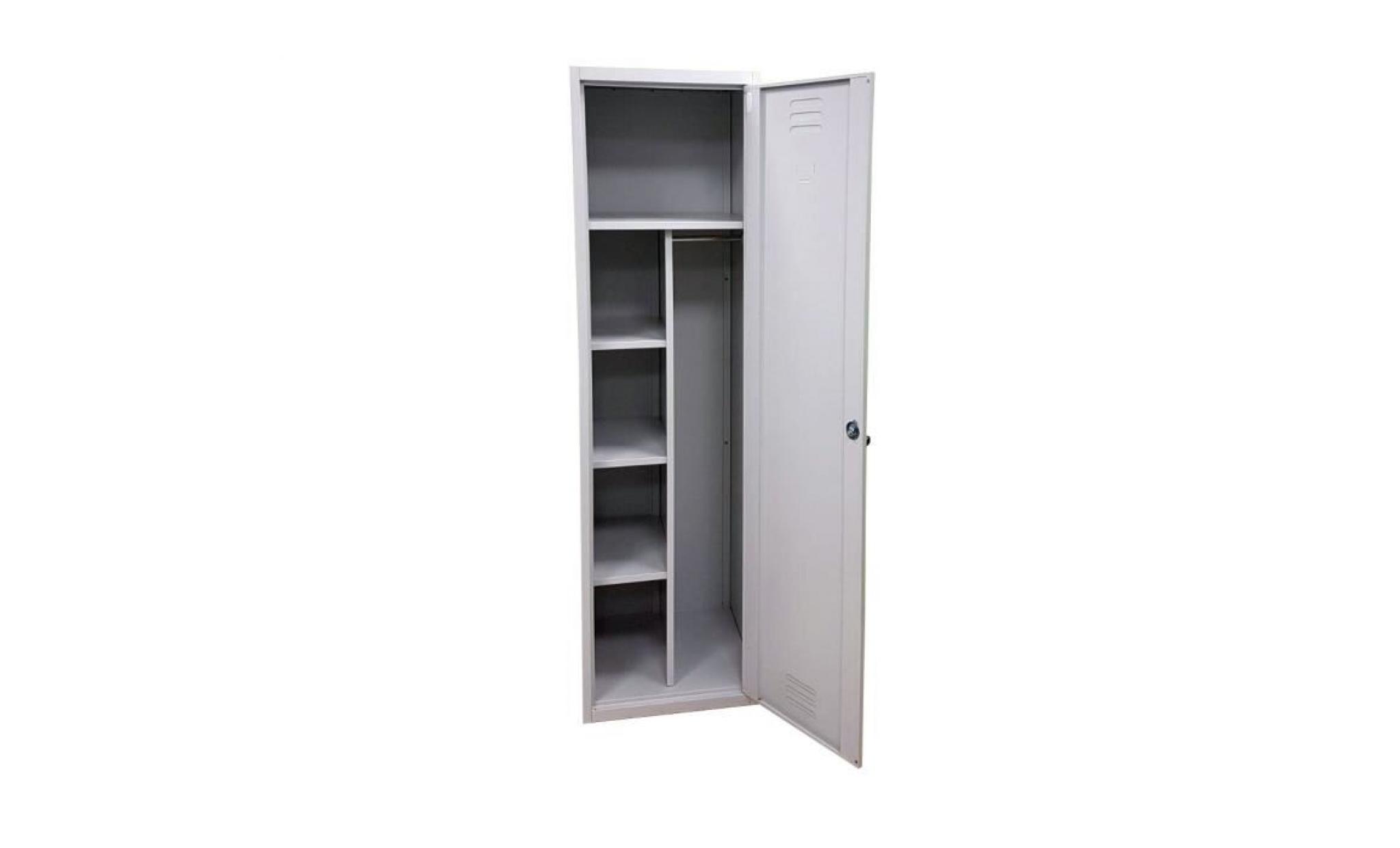 armoire vestiaire metallique industriel l50xp50xh180 cm