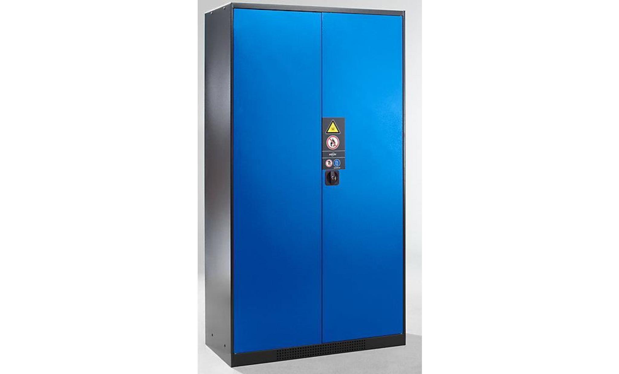 asecos armoire pour produits chimiques   porte pleine coloris portes gris clair ral 7035   armoire armoire de protection armoire de