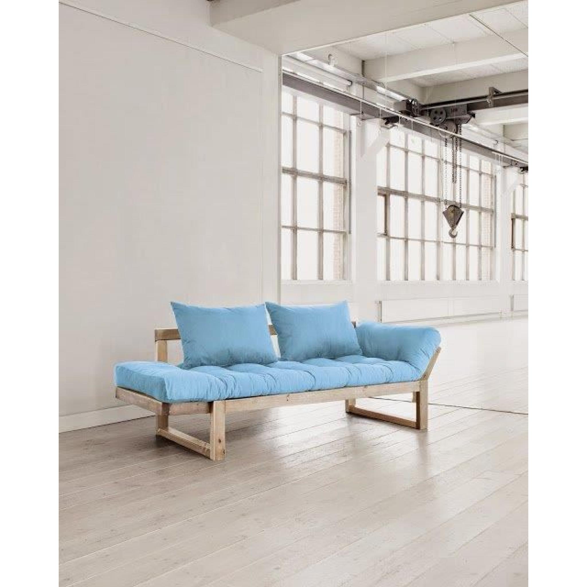 Banquette méridienne style scandinave futon celeste EDGE couchage 75*200cm
