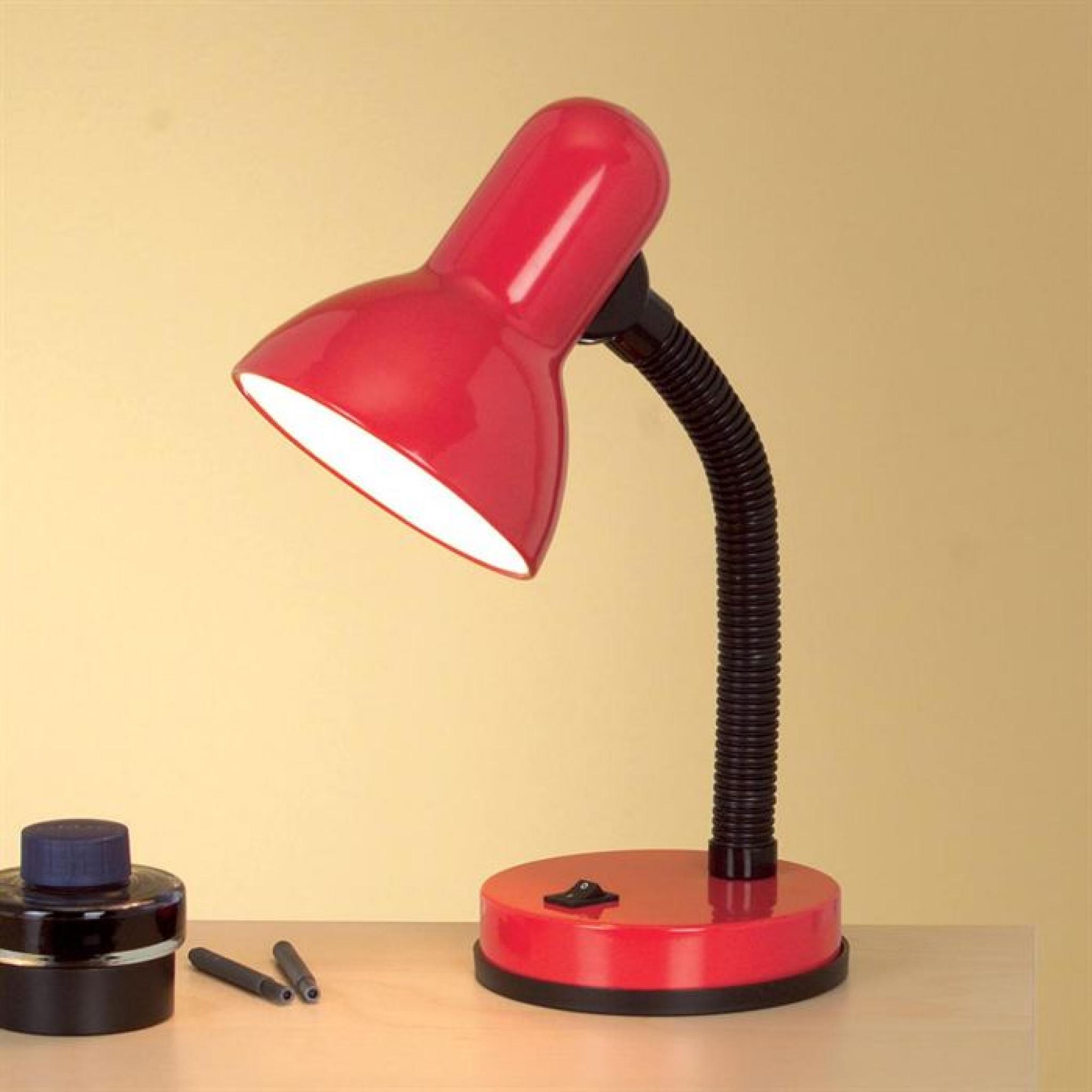 Lampe de bureau BASIC - Lampe Rouge pas cher