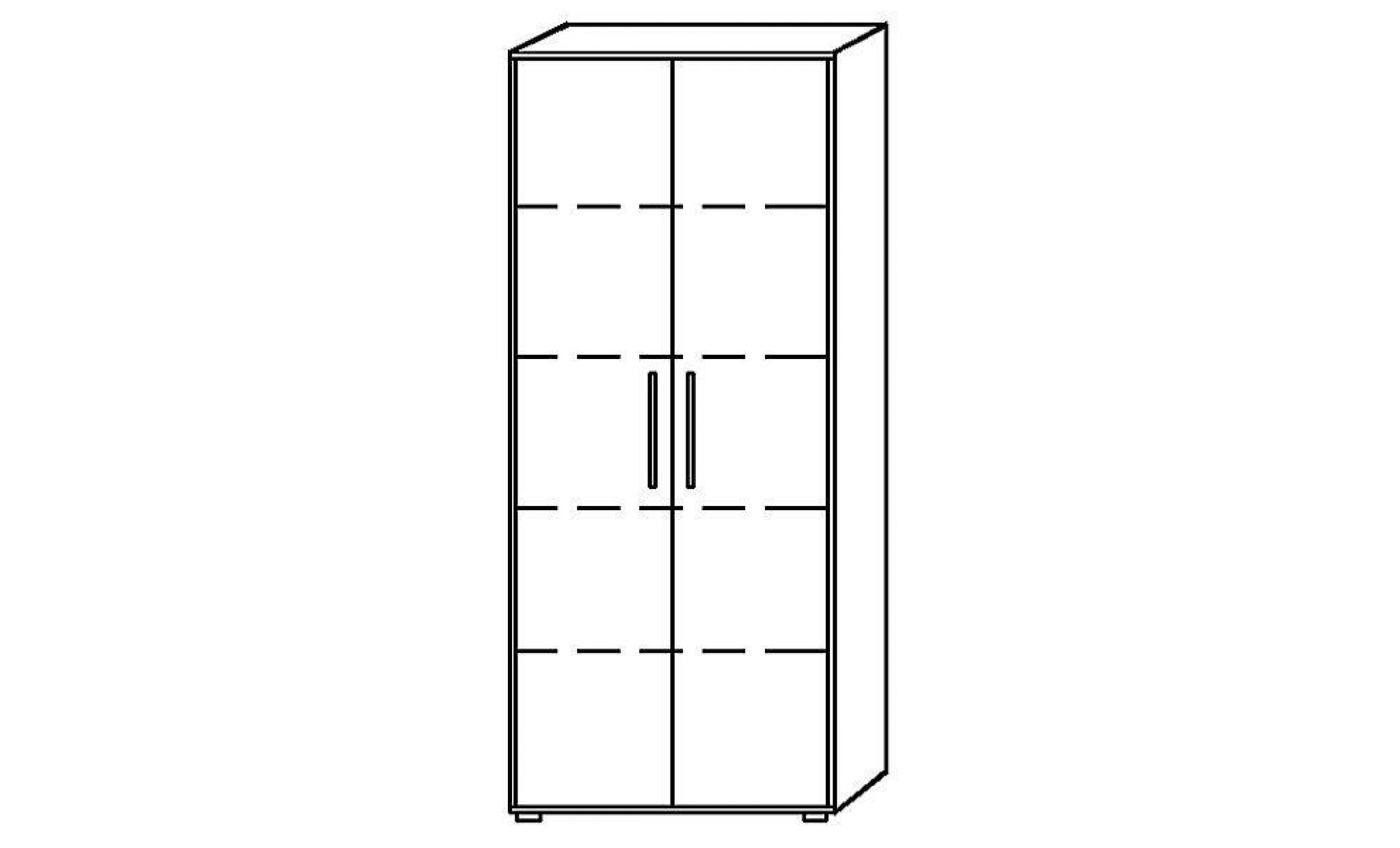 bianca armoire de bureau   h x l x p 1880 x 800 x 346 mm, 5 hauteurs de classeurs   gris clair   armoire armoire de bureau armoire