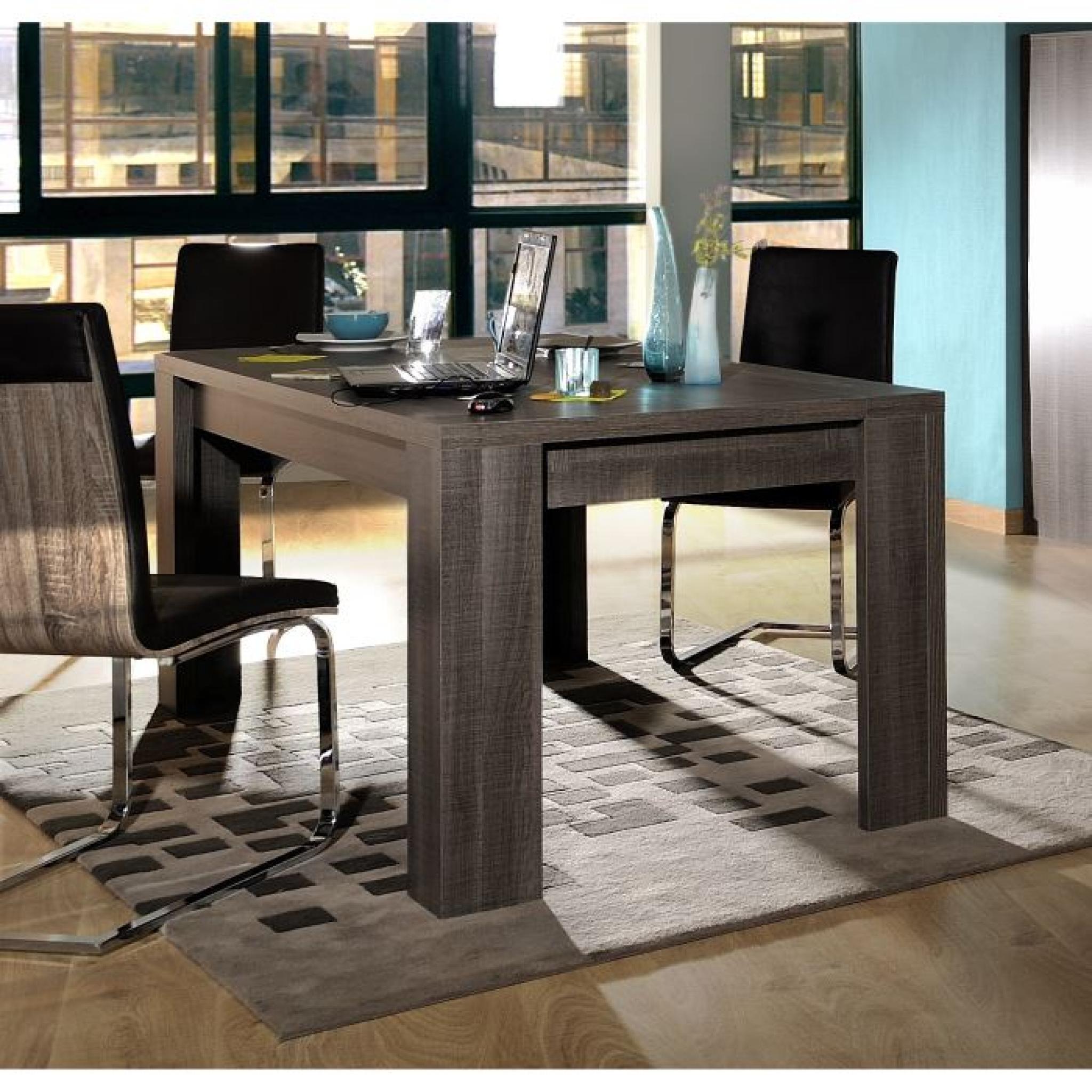 BIARRITZ Table extensible  bois gris L180/260cm