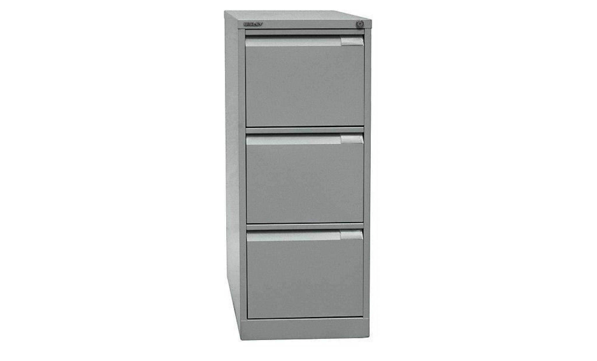 bisley classeur pour dossiers suspendus à 1 rangée   4 tiroirs, format a4 blanc trafic   armoire de bureau armoires de bureau