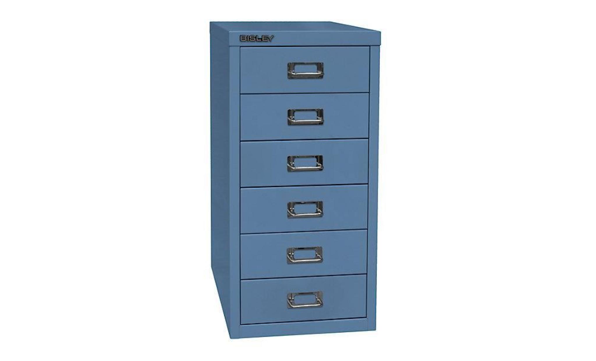 bisley multidrawer™ série 29   format a4, 6 tiroirs   vert   armoire basse armoire de bureau armoire à tiroirs armoires basses pas cher