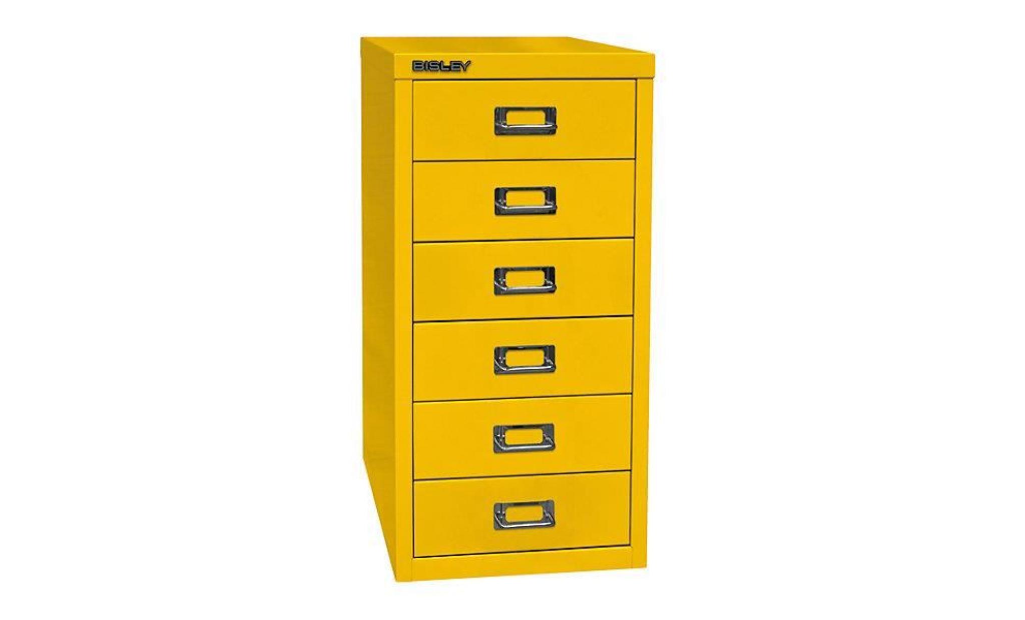 bisley multidrawer™ série 29   format a4, 6 tiroirs   vert   armoire basse armoire de bureau armoire à tiroirs armoires basses pas cher
