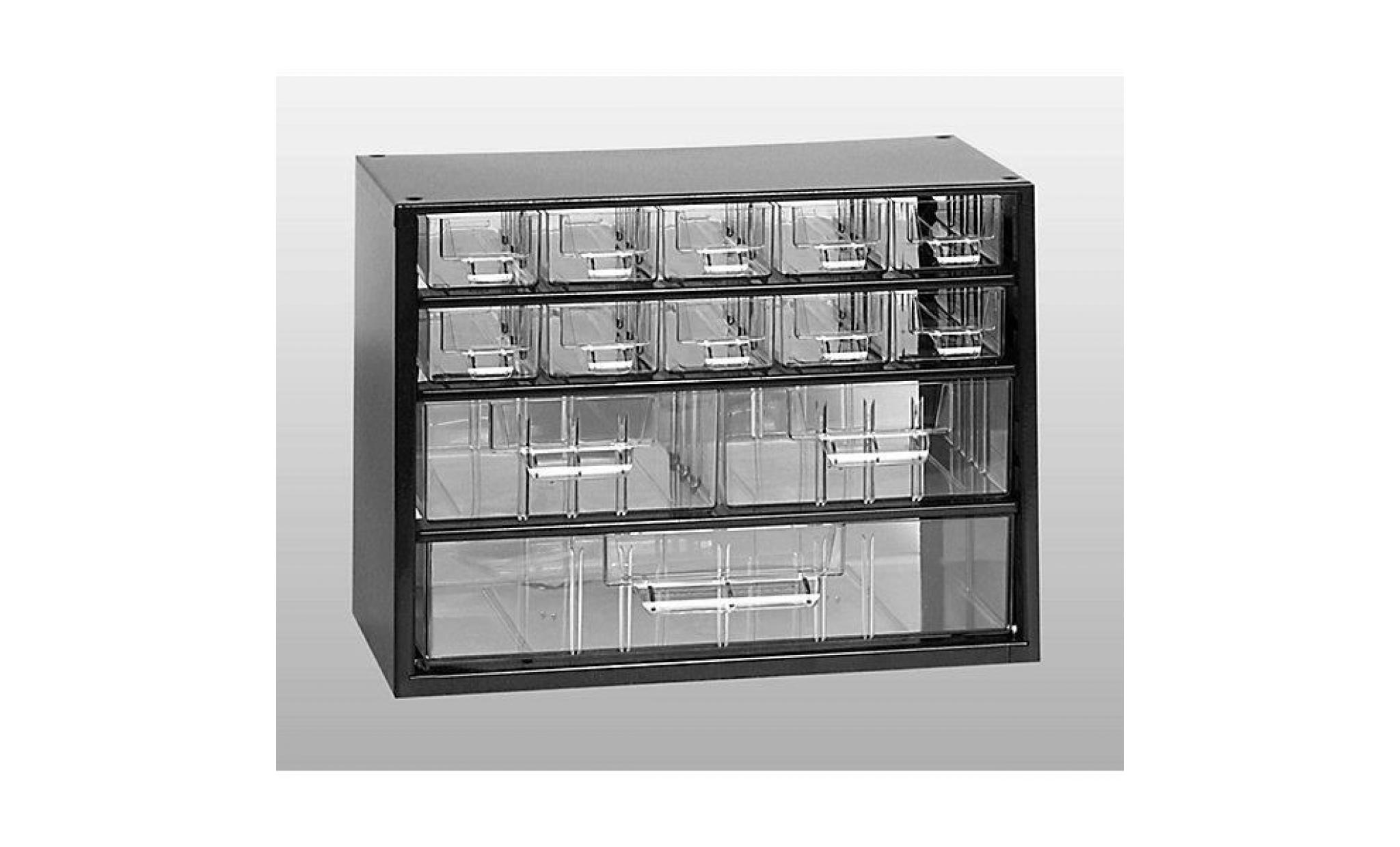 bloc tiroirs   h x l 238 x 306 mm, 13 tiroirs noir profond   bloc bloc transparent bloc tiroirs blocs blocs transparents