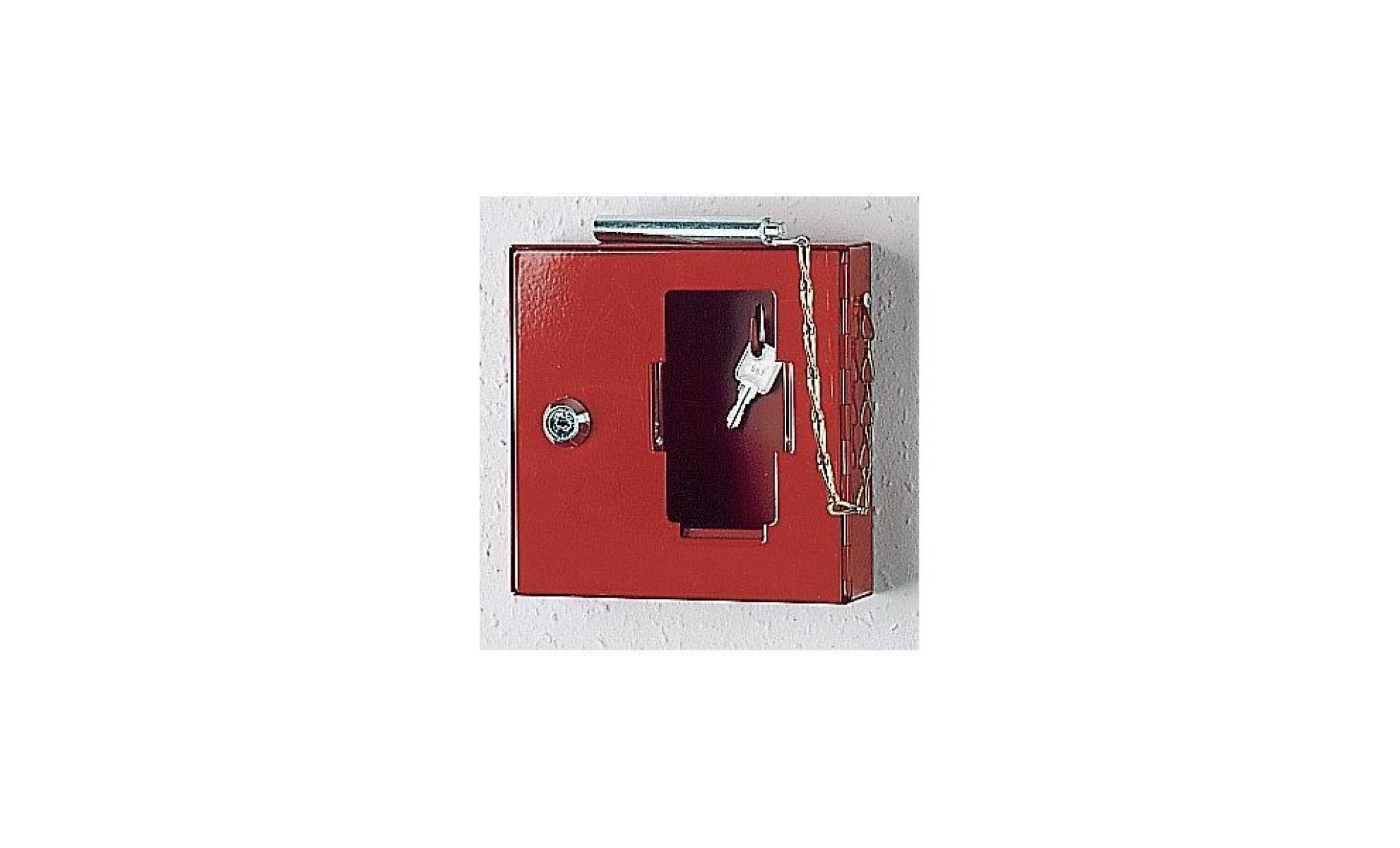 boîte à clés de secours avec vitre   avec petit marteau pour briser la vitre   h x l x p 150 x 120 x 32 mm, lot de 3   armoire à