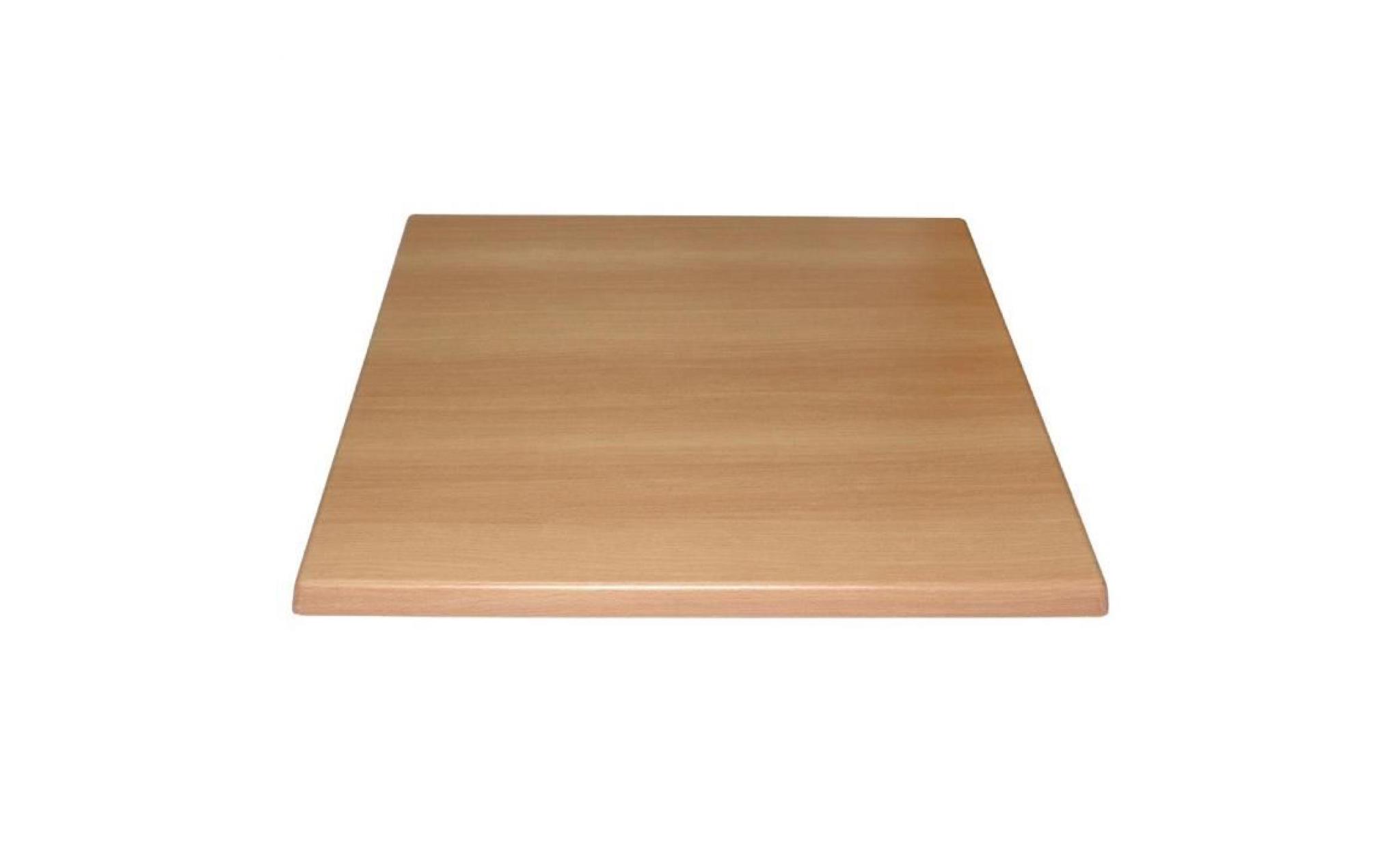 bolero table carrée top hêtre 700mm