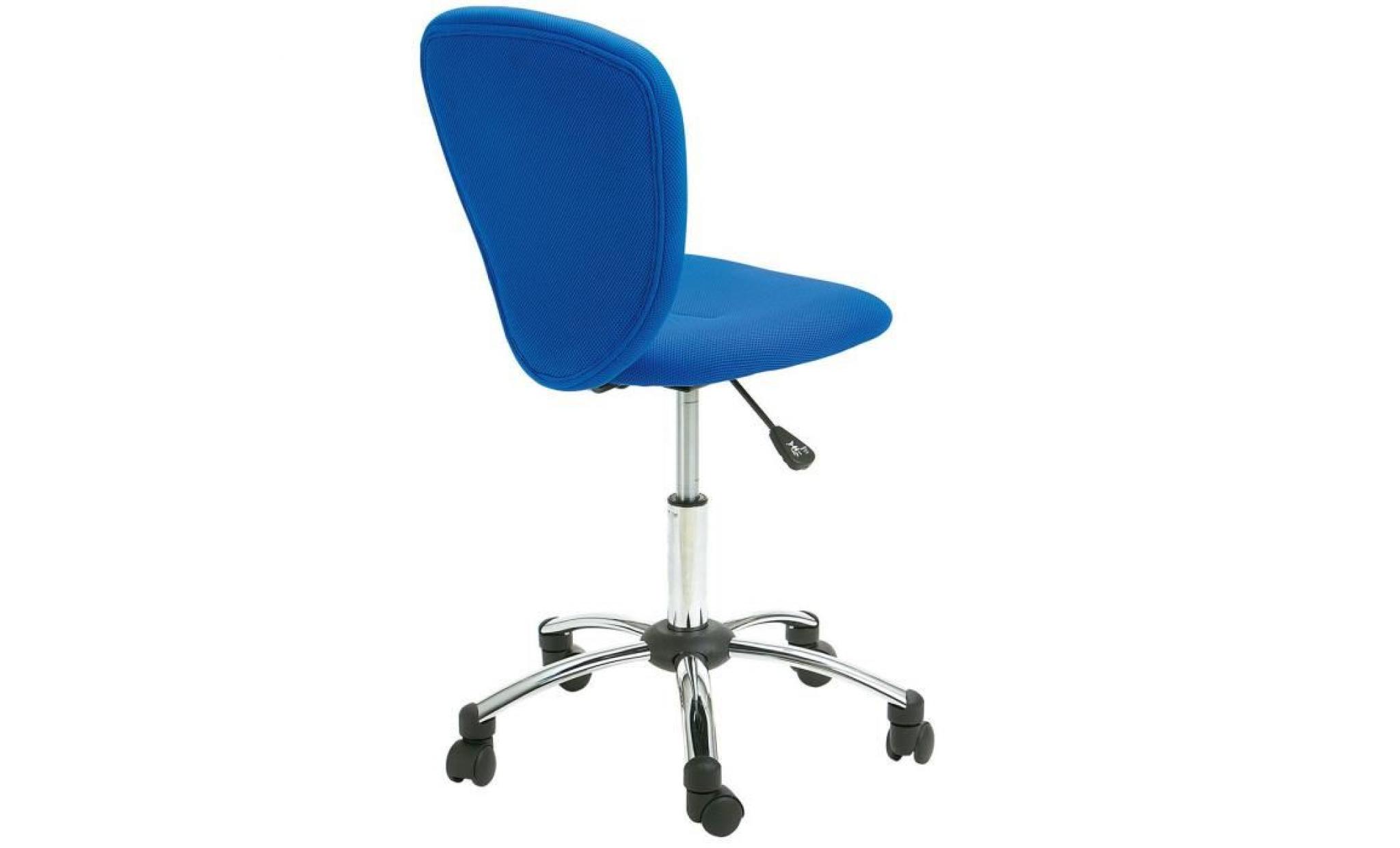 bonnie   chaise de bureau bleue pas cher