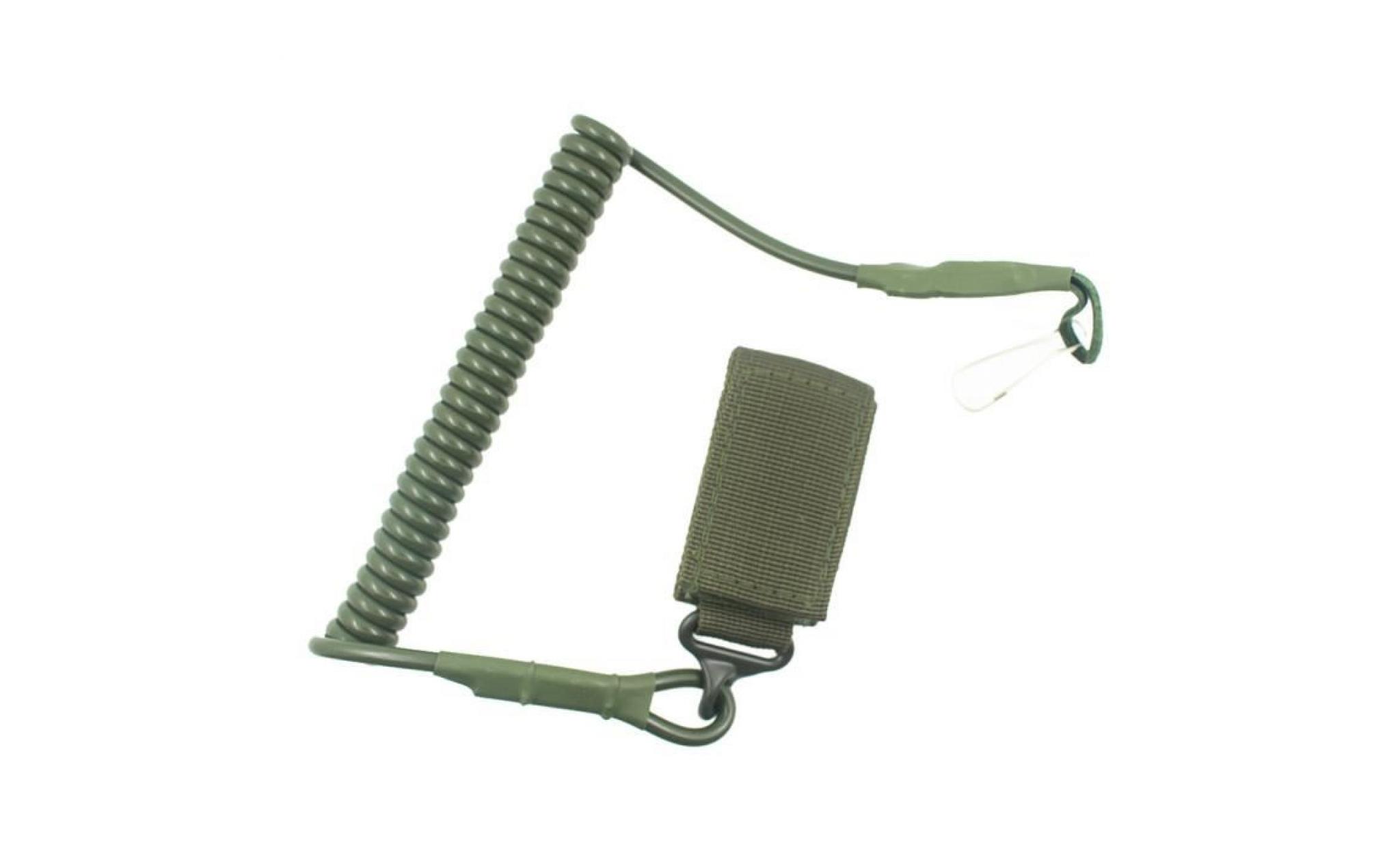 boucle accrochante de boucle escamotable de corde d'anti effraction d'équipement extérieur key ag@fse754  vert armée