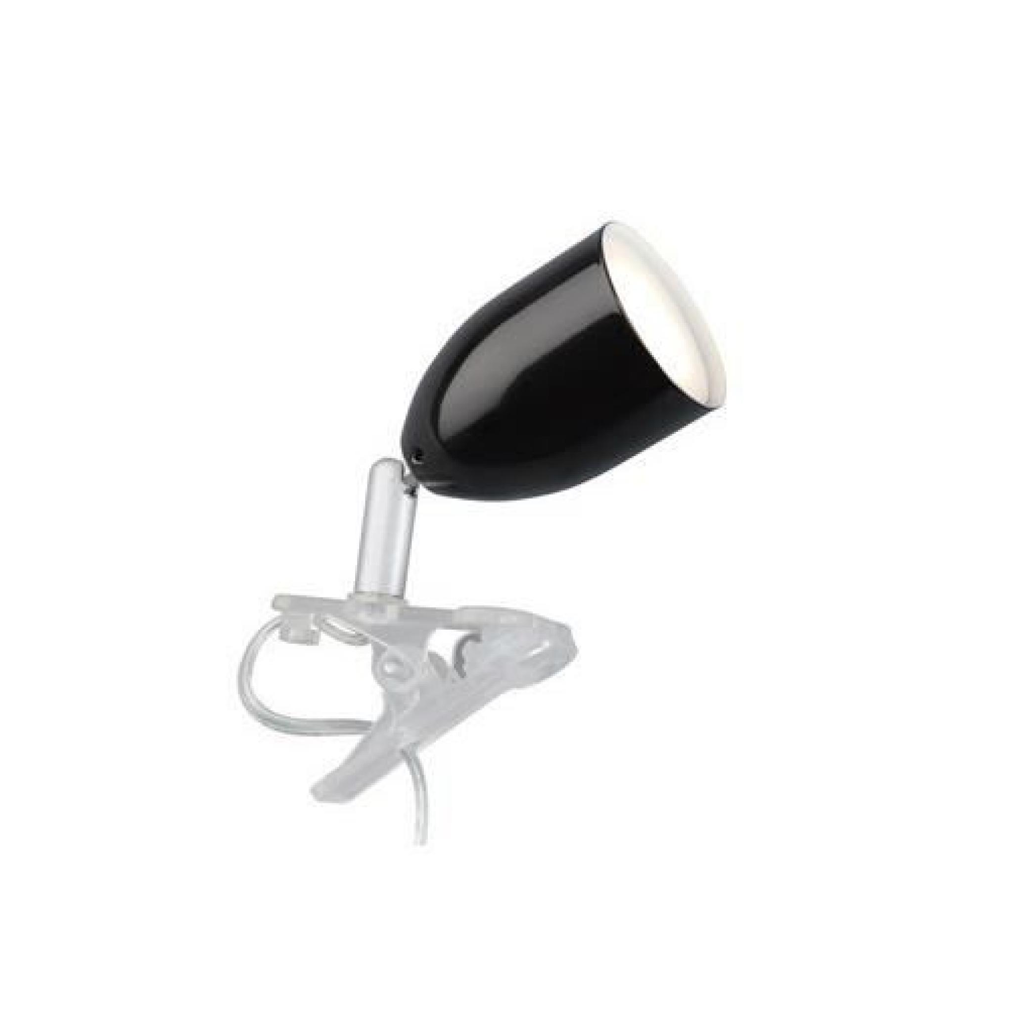 BRILIANT Lampe pince LED noir - 3W
