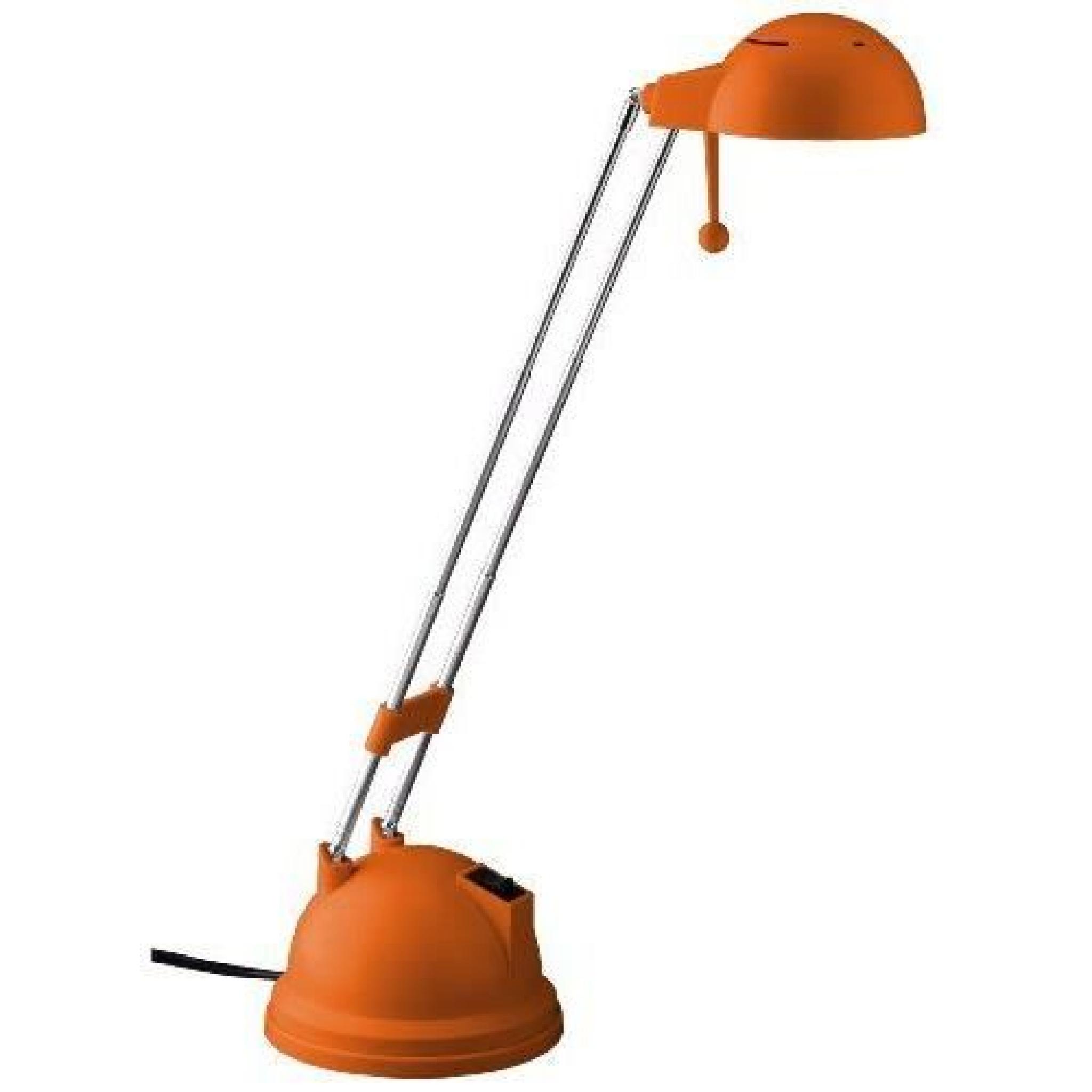 Brilliant G08048/77 Lampe à  Poser Métal/Plastique Orange 27,5 x 32 x 27,5 cm