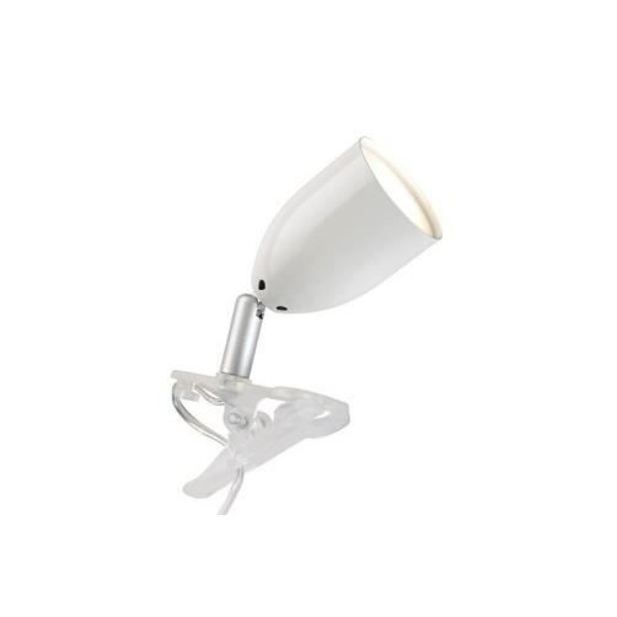 BRILLIANT Lampe pince LED blanc 3W