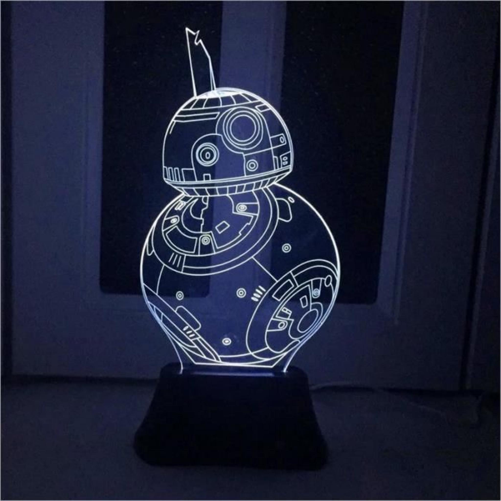 BRO® Star Wars USB Lampe Décorative 3D BB-8