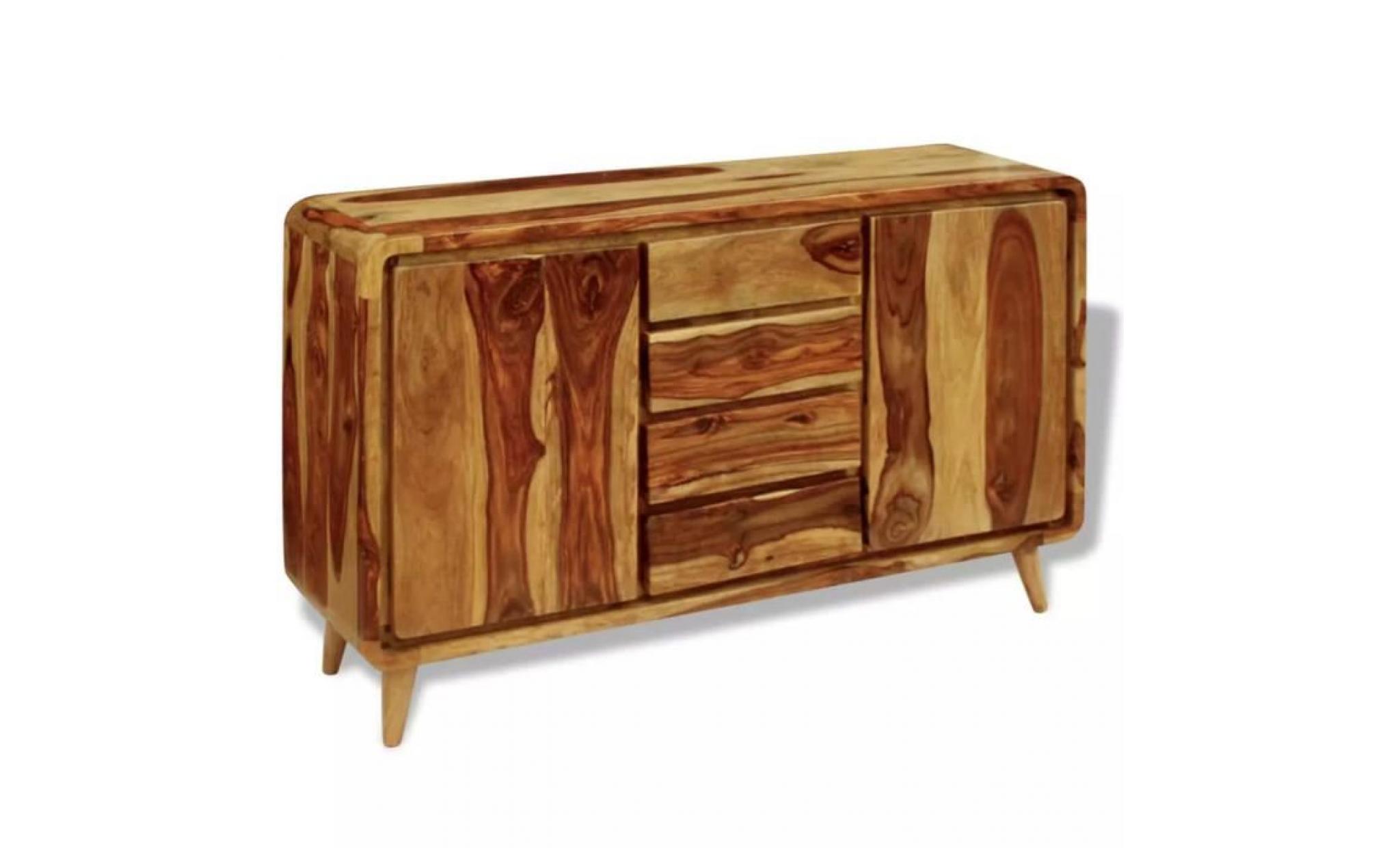 buffets et bahuts armoires et meubles de rangement bois de chêne 90 x 33,5 x 83 cm pas cher