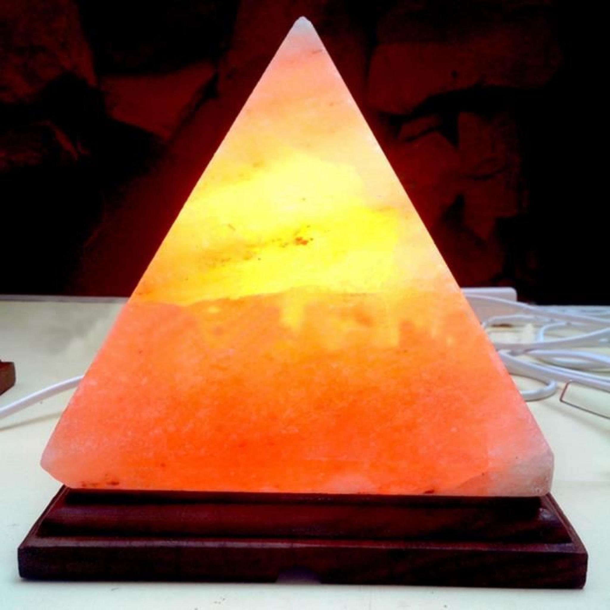 CA SOS-PYR-S Natural Himalayan Pyramide Lampe de sel