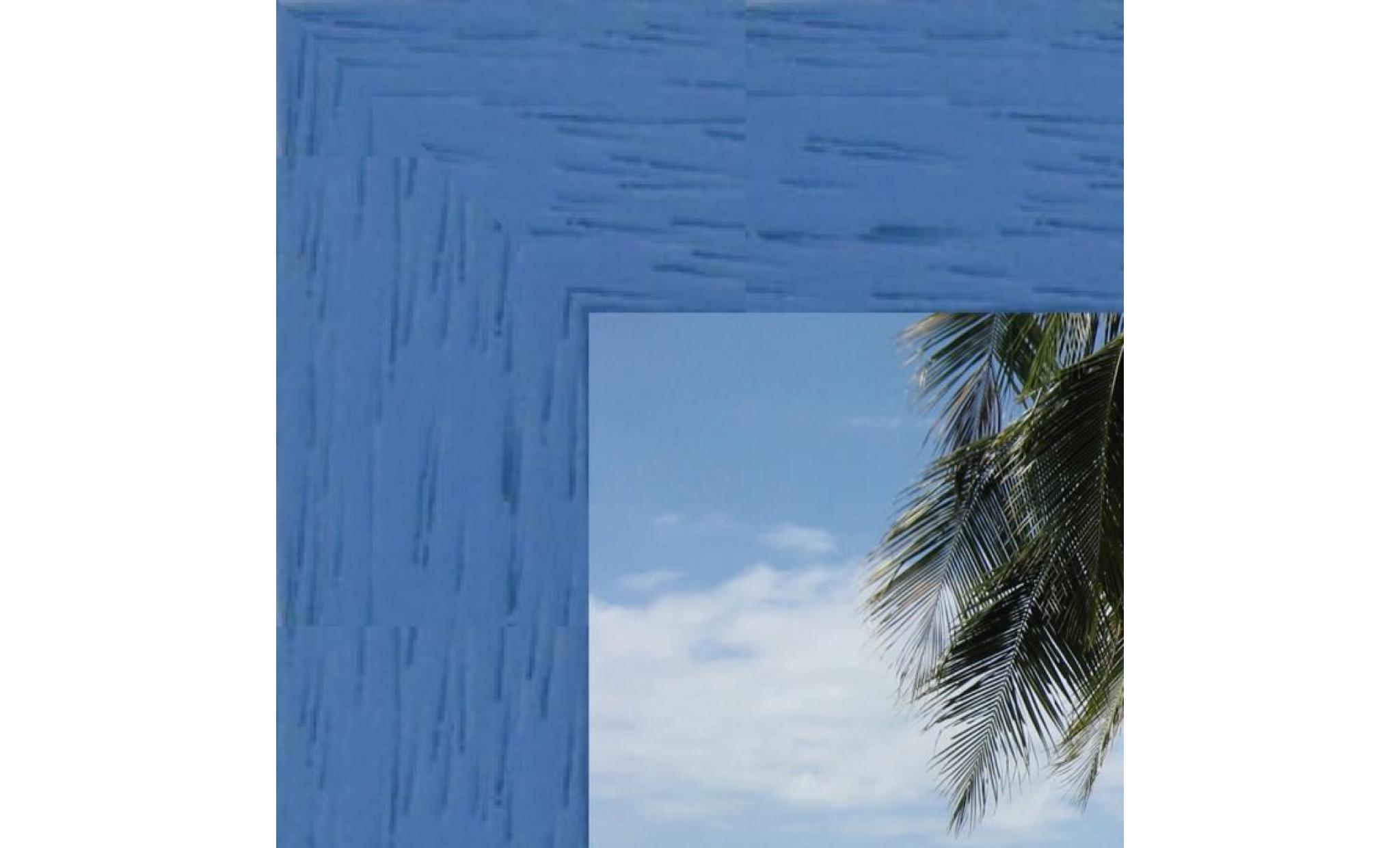 cadre photo mural 30x30    30  x  30 cadre bleu marine  4.5 cm de largeur  cadre en bois pas cher