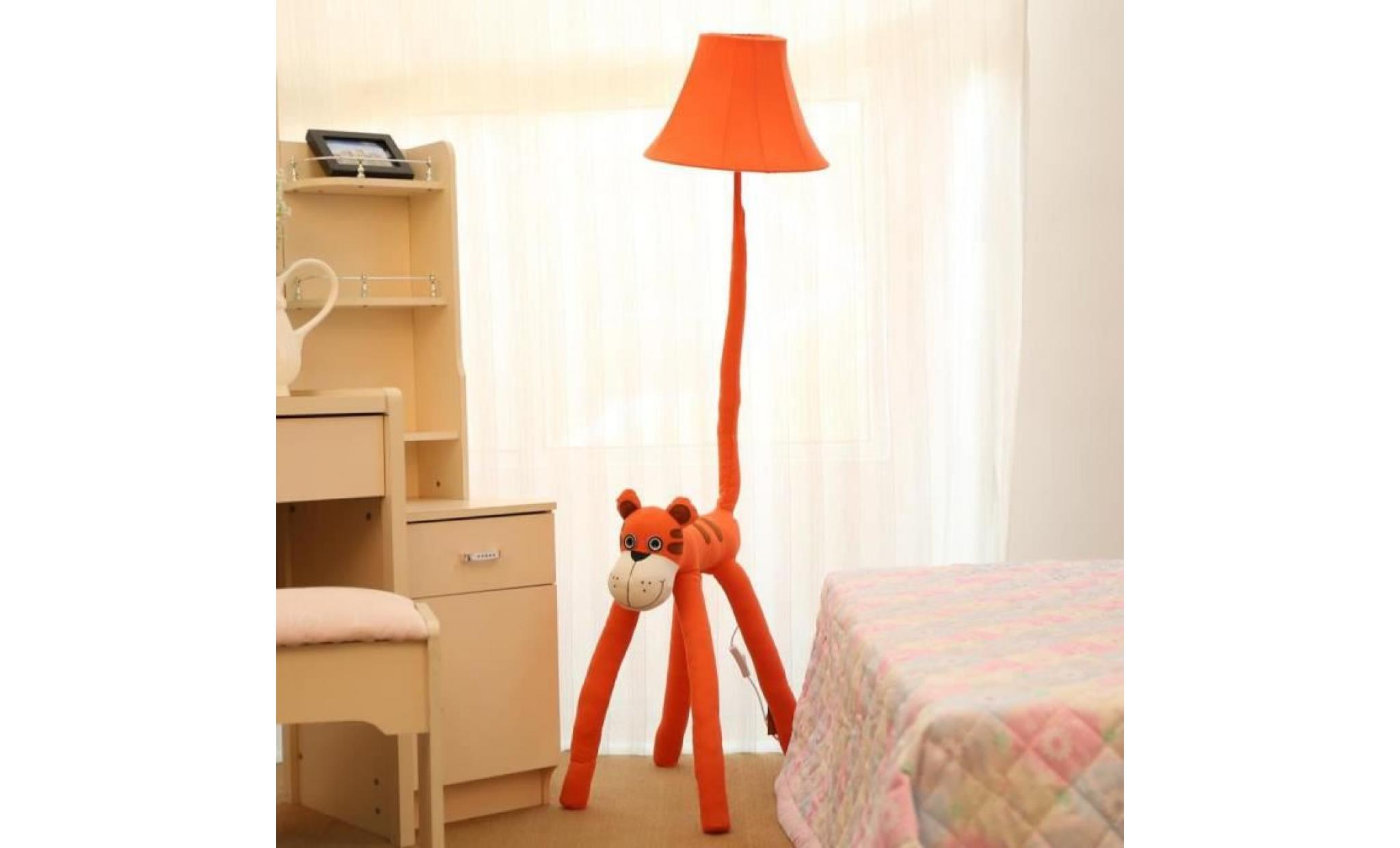 cartoon tiger lampadaire chambre à coucher lampadaire creative boy girl chambre étage lumière baby room lampes de plancher