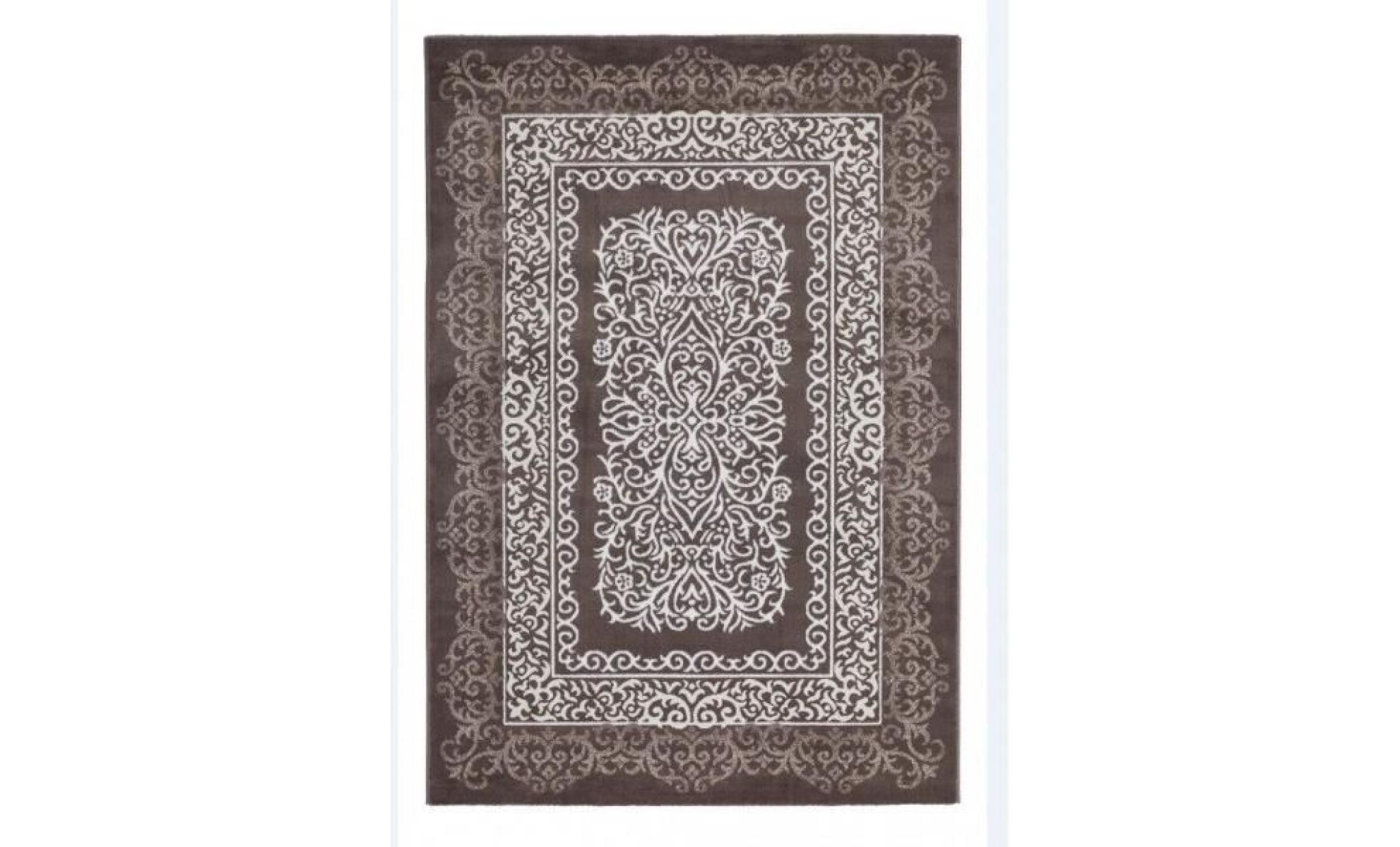 casa padrino design carpet light brown   designer carpet [80 x 300 cm]