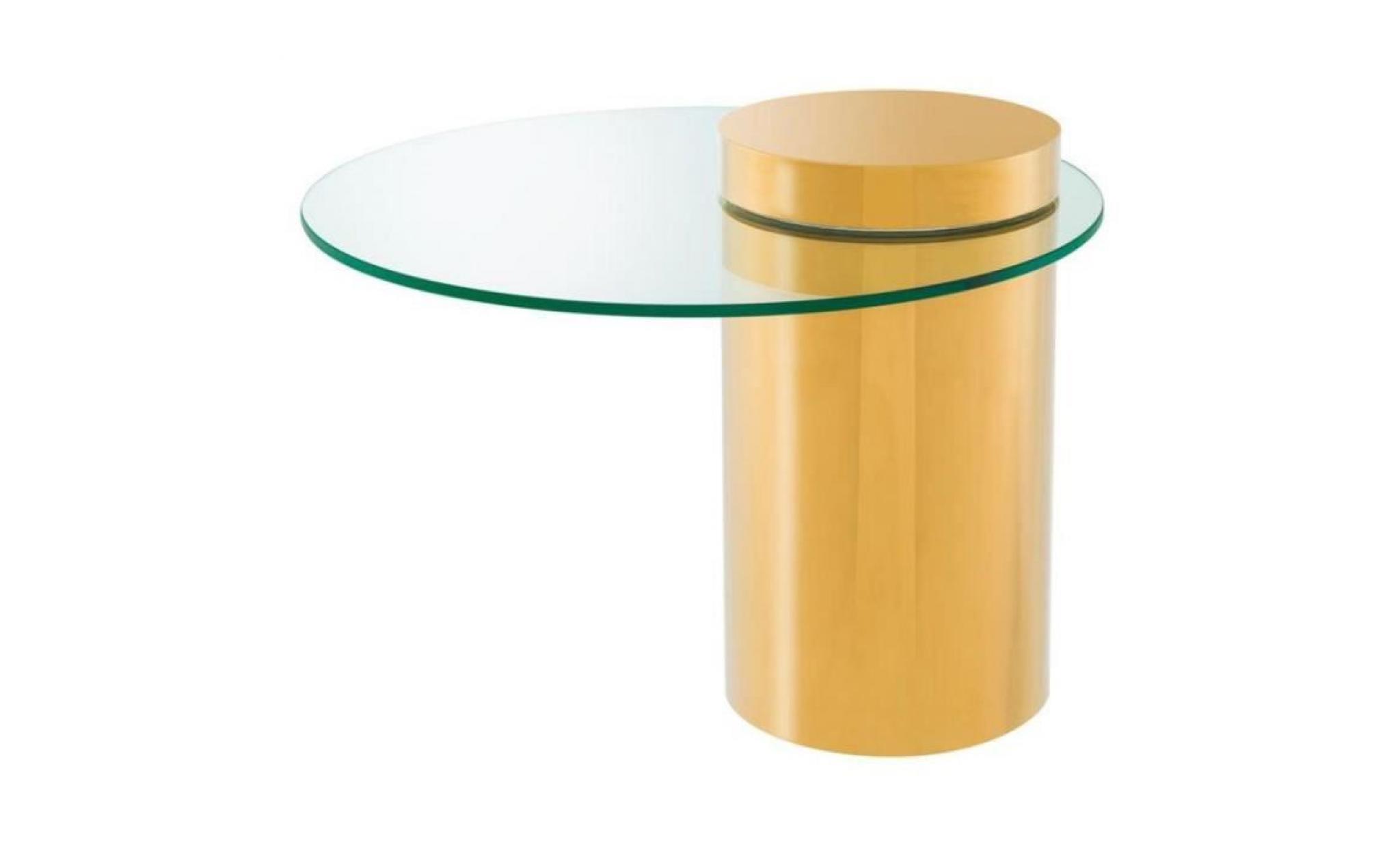 casa padrino table de chevet design or 65 x h. 51 cm   meubles de luxe