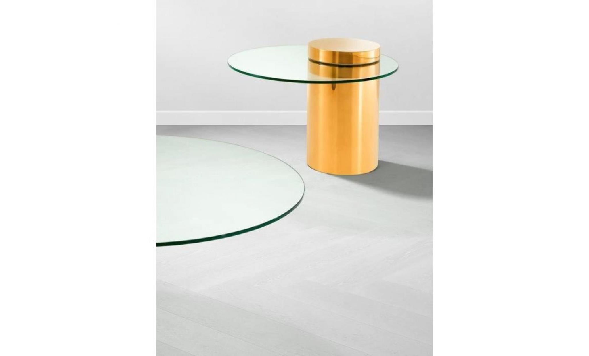 casa padrino table de chevet design or 65 x h. 51 cm   meubles de luxe pas cher