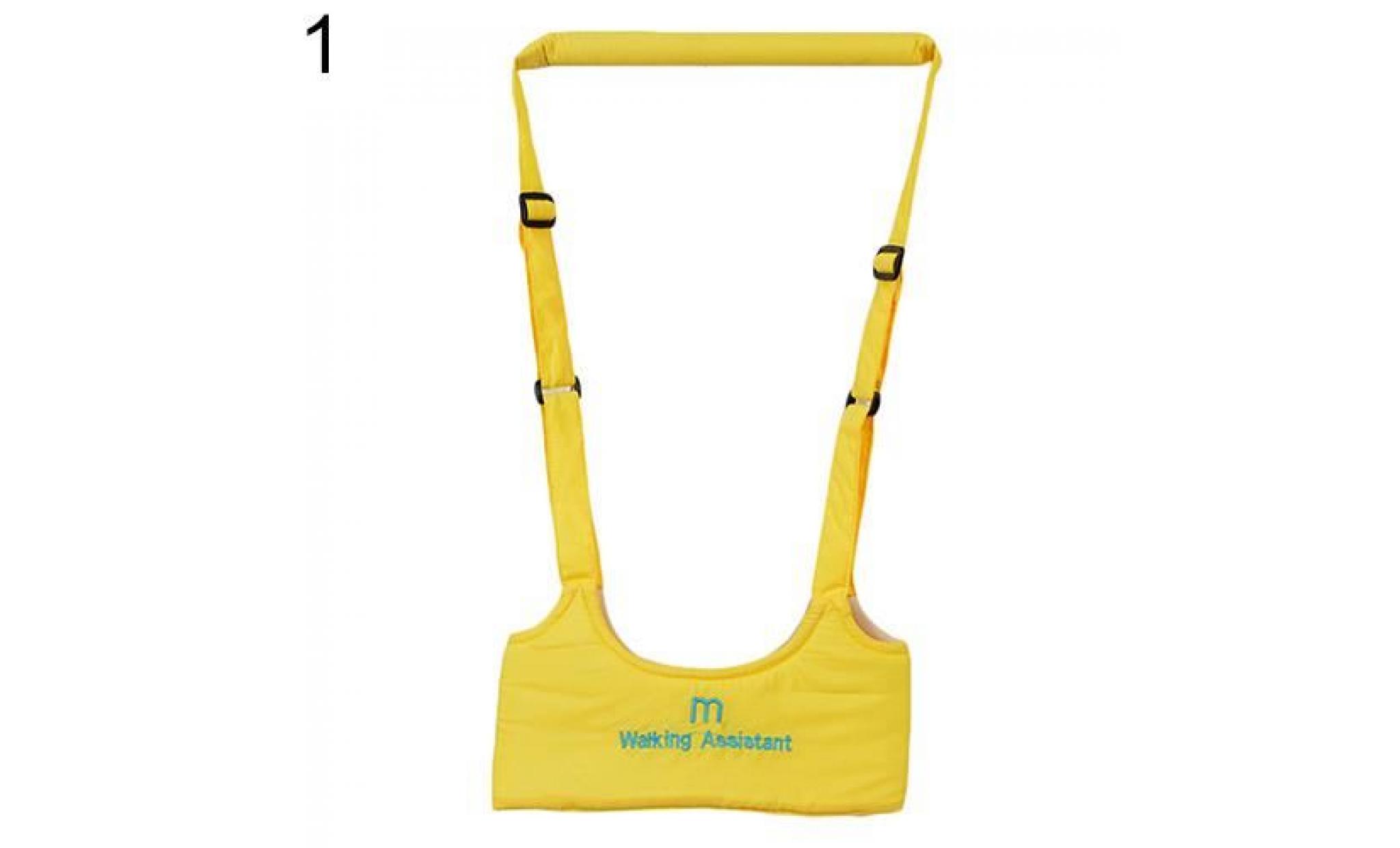ceinture de sécurité pour bébé enfant en bas âge marche assistant d'apprentissage harnais sangle jaune