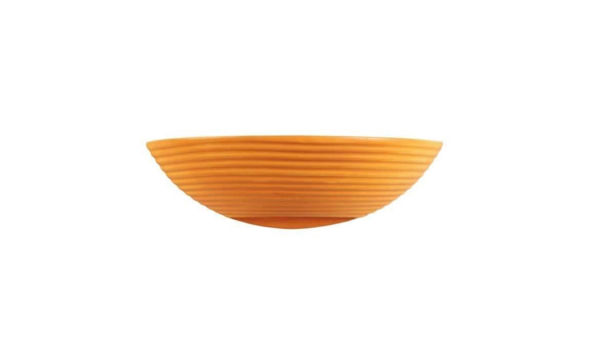 ceramique stries applique en céramique 31x9x11 cm orange