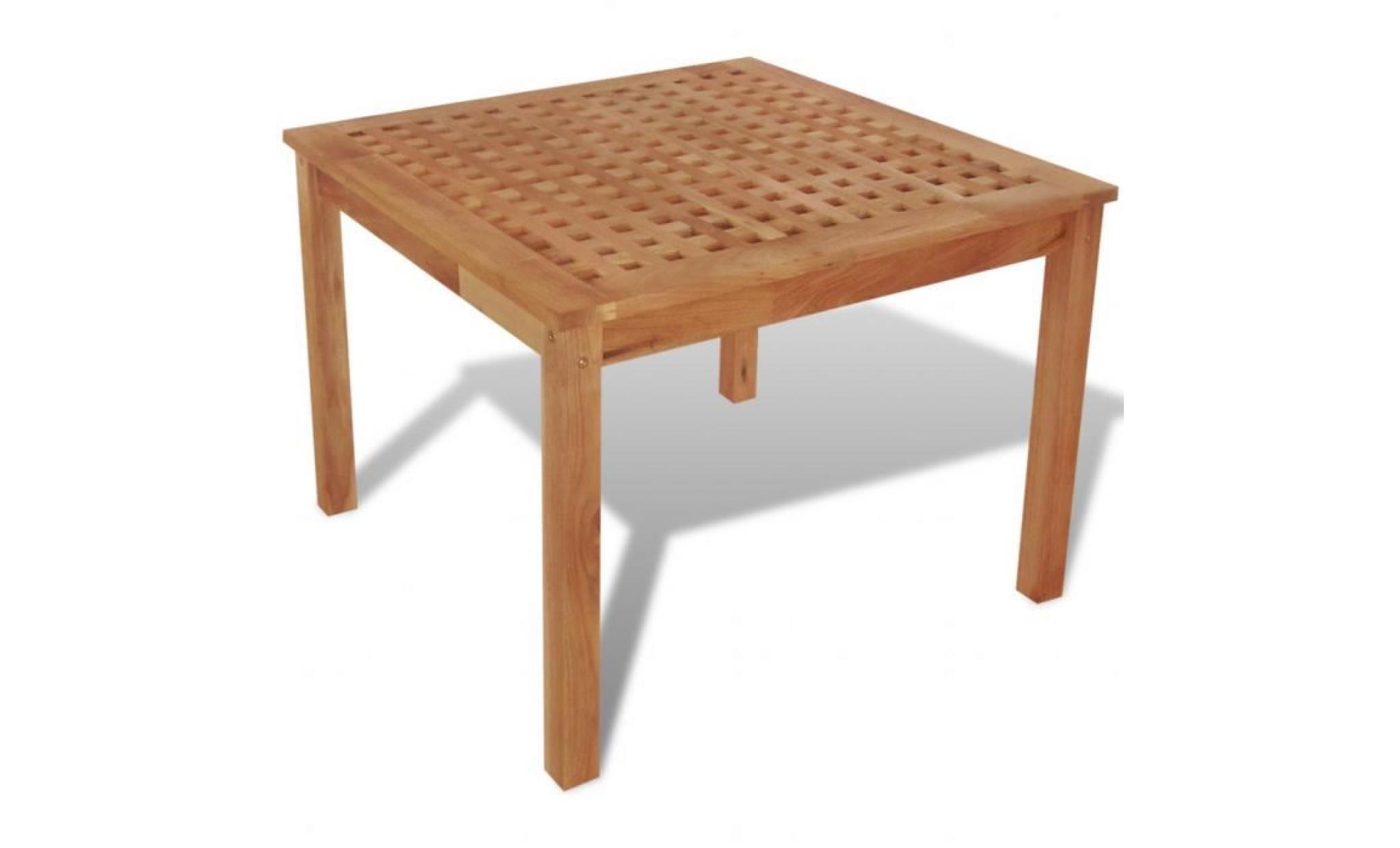 cette table auxiliaire carrée faite en bois de noyer massif sera un ajout unique à votre maison.