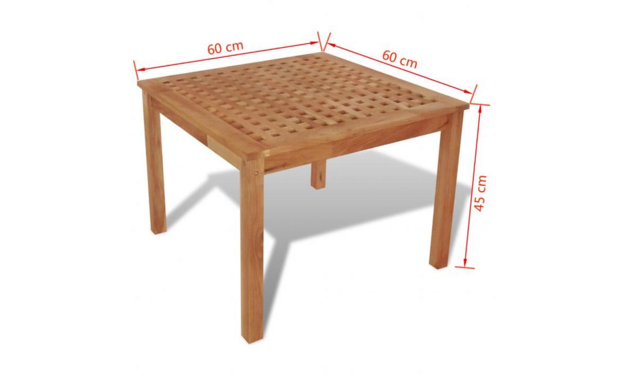cette table auxiliaire carrée faite en bois de noyer massif sera un ajout unique à votre maison. pas cher
