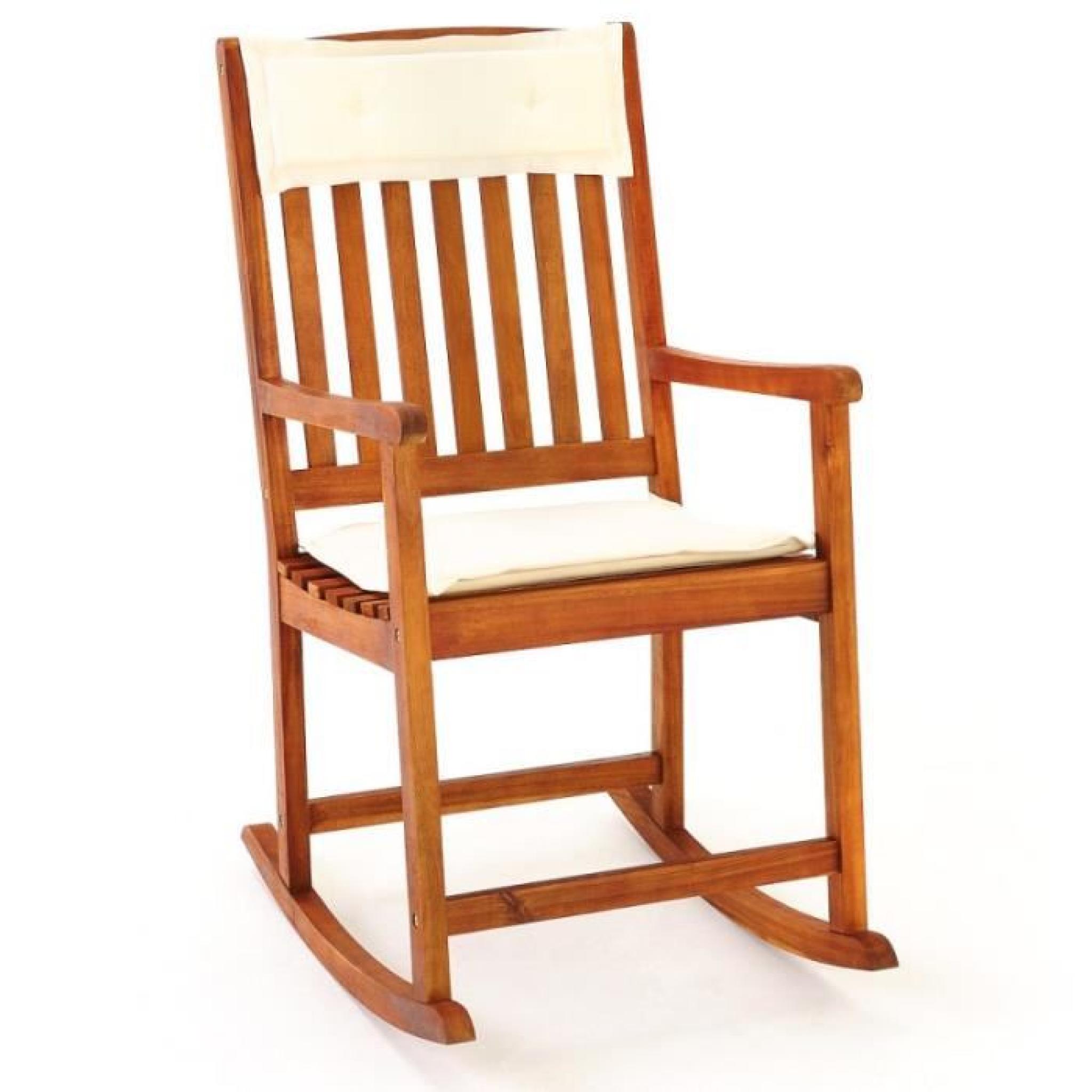 Chaise à bascule bois Rocking chair