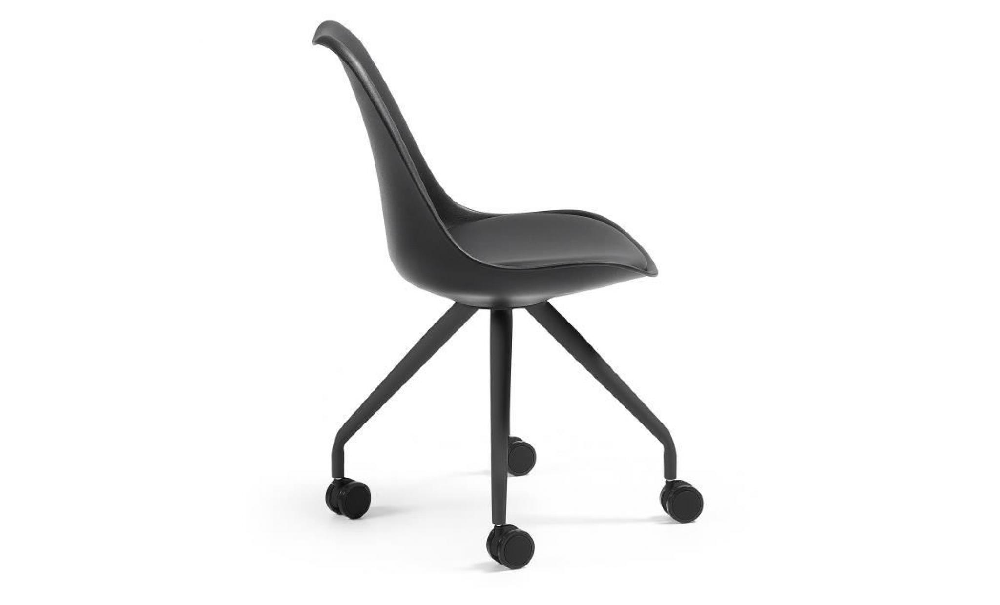 chaise bureau ralf, noir