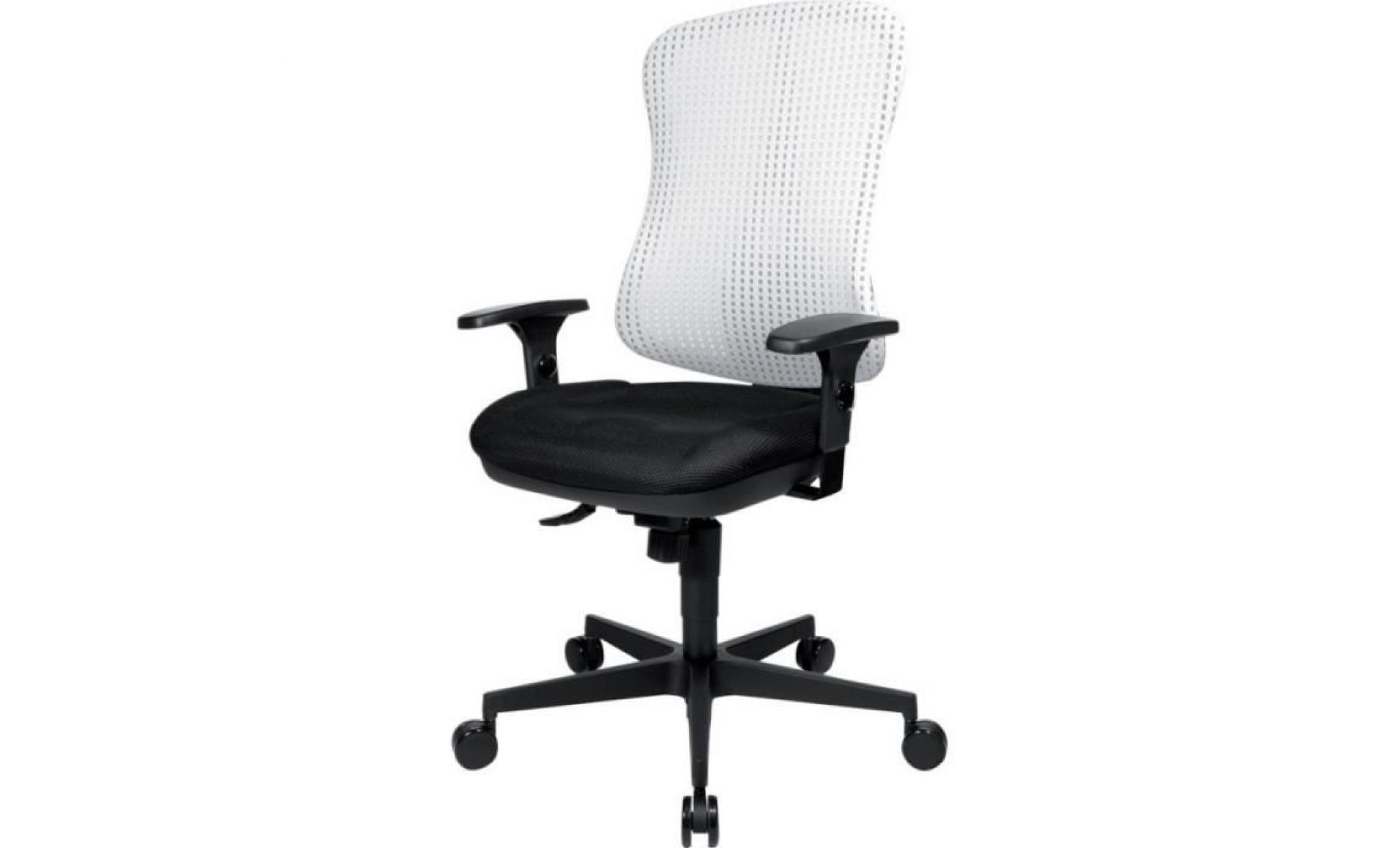 chaise bureau tournante head point sy noir/blanc,netzr.