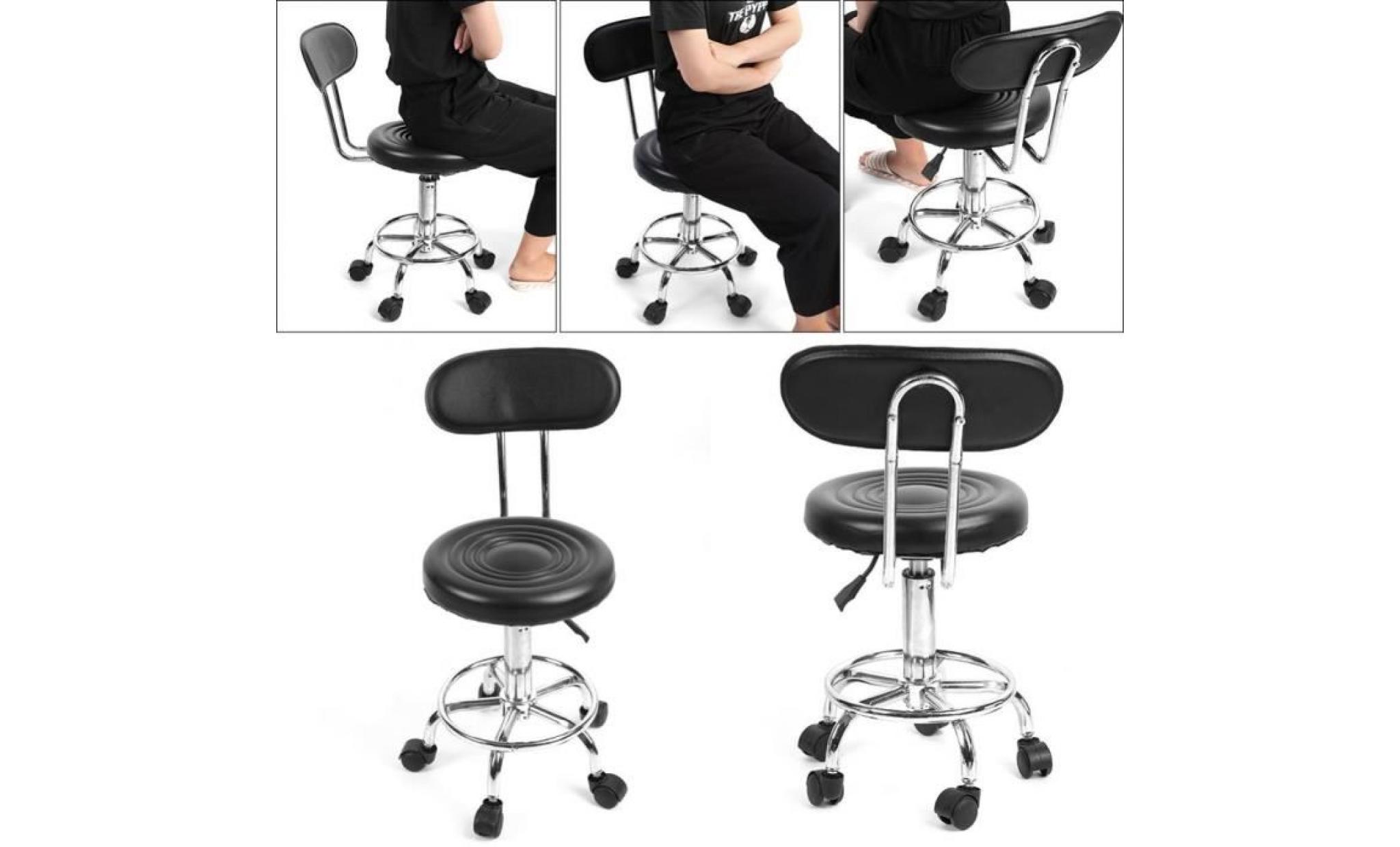 chaise coiffure salon de beauté，design pivotante，fauteuil réglable de coiffure professionnel en cuir，de massage pas cher