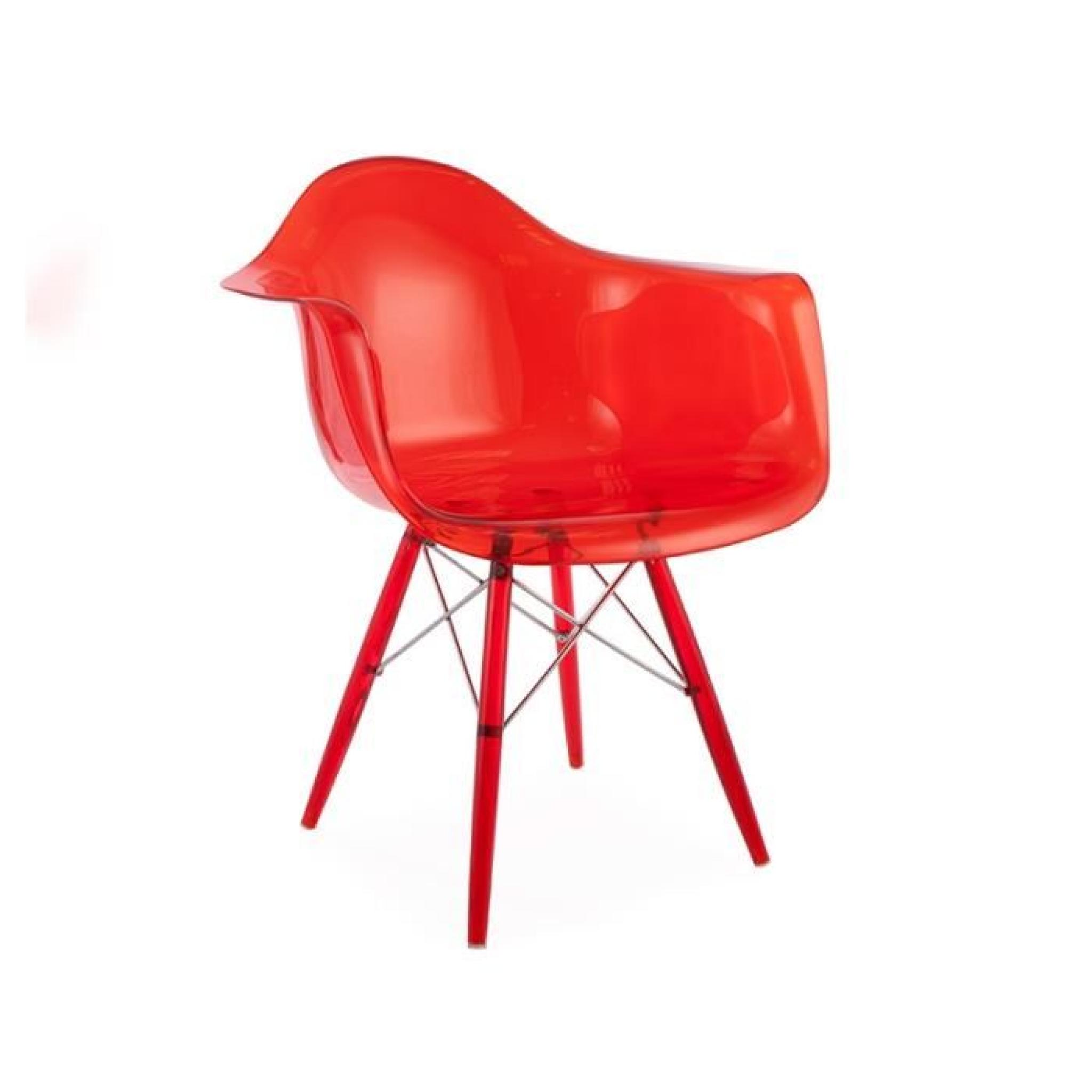 Chaise DAW All Ghost - Rouge 