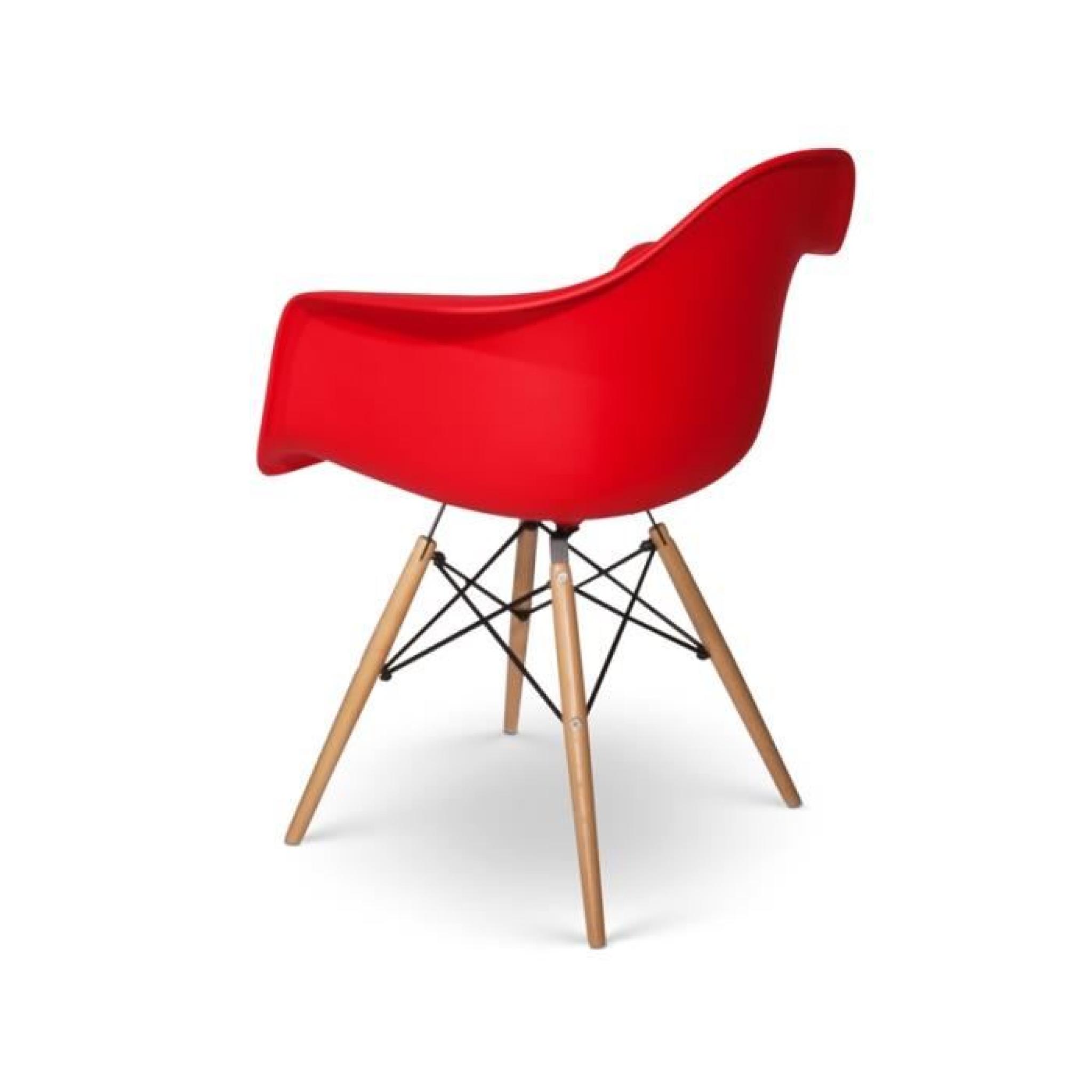 Chaise DAW - Rouge pas cher