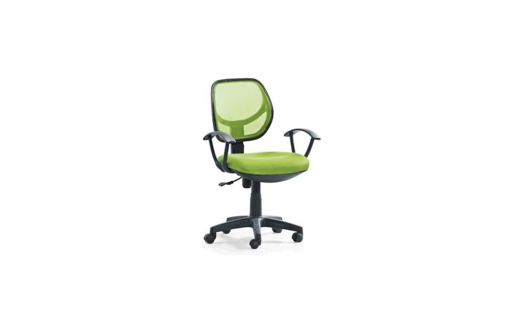 chaise de bureau avec accoudoirs arbok   vert
