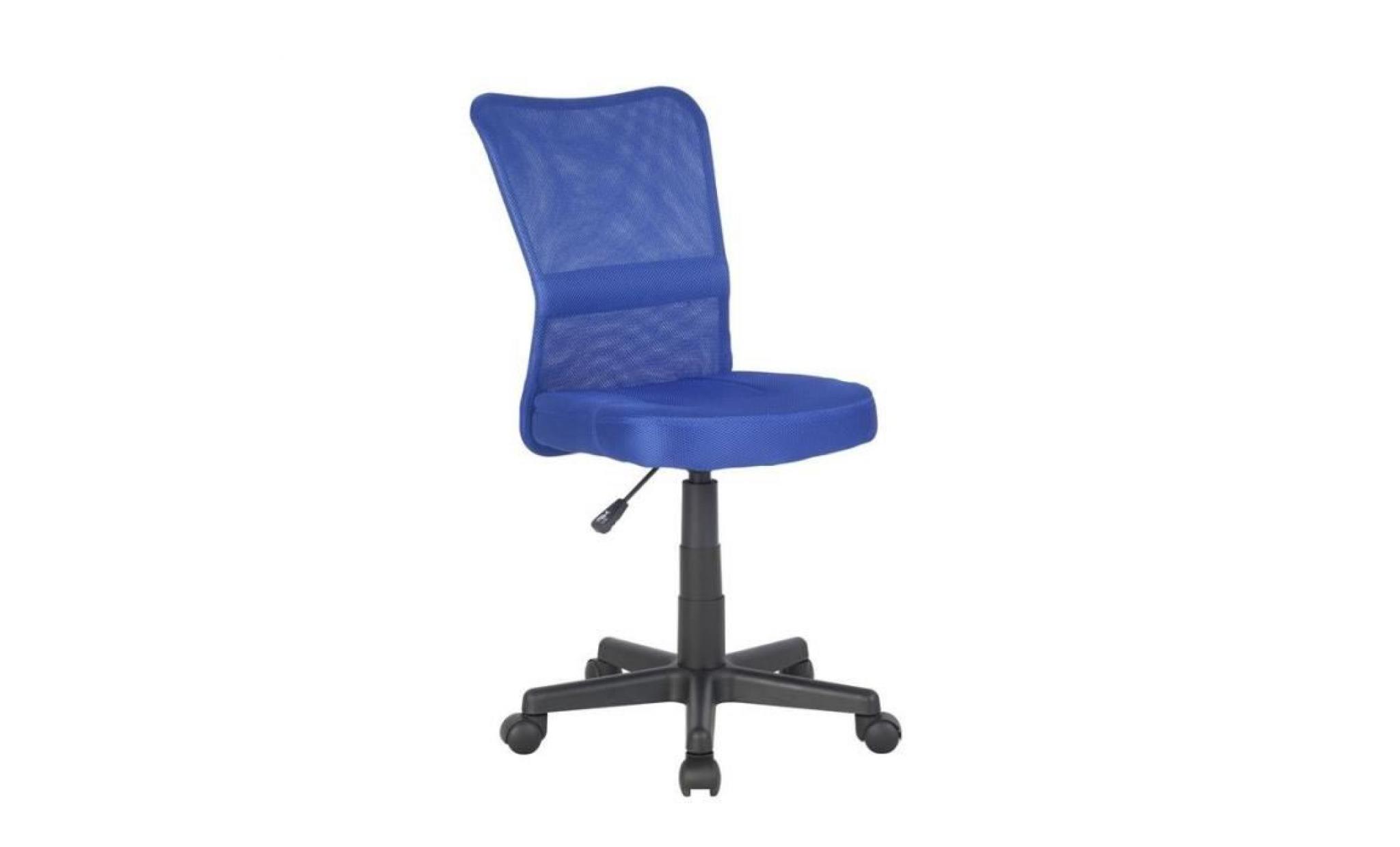 chaise de bureau bleue   myco00490