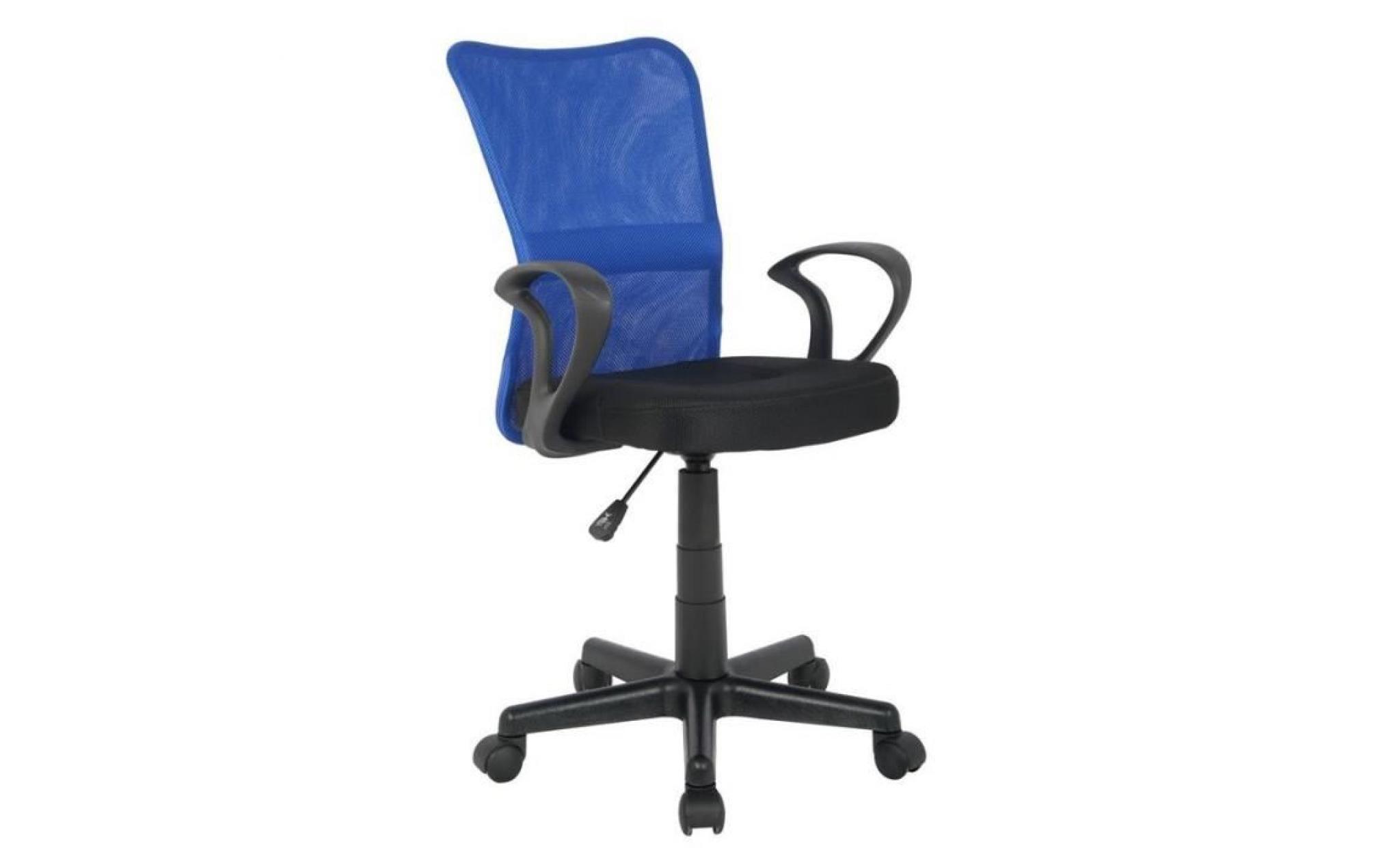 chaise de bureau bleue/noire   myco00494