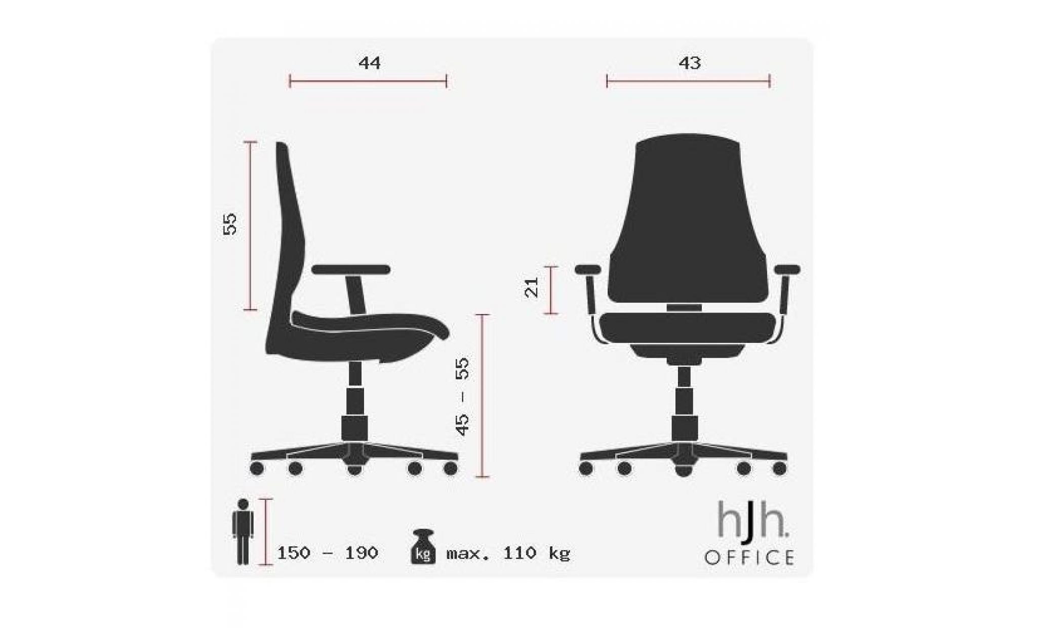 chaise de bureau / chaise pivotante estra black… pas cher