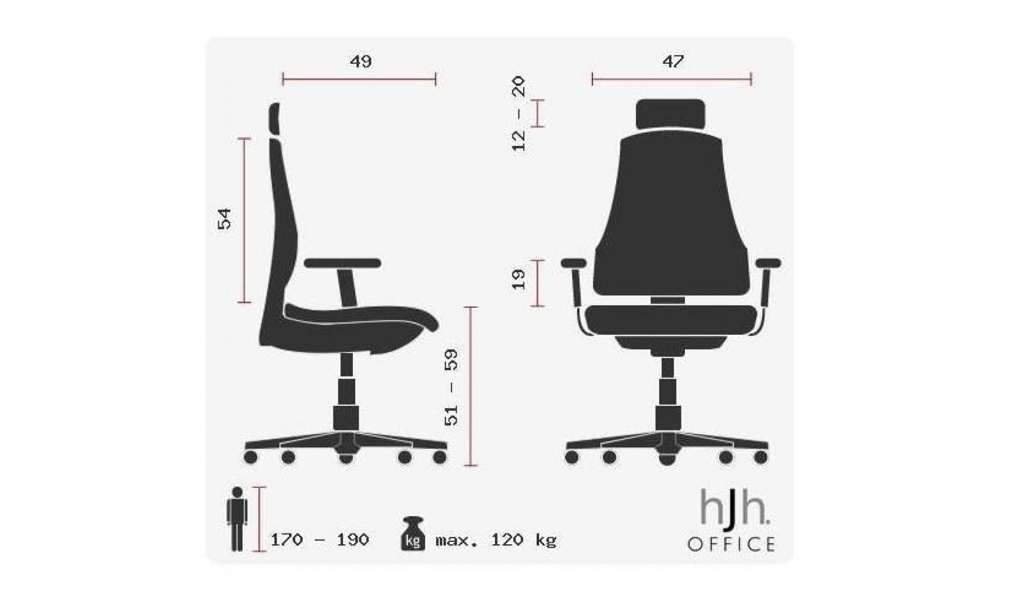 chaise de bureau / chaise pivotante genua pro b… pas cher